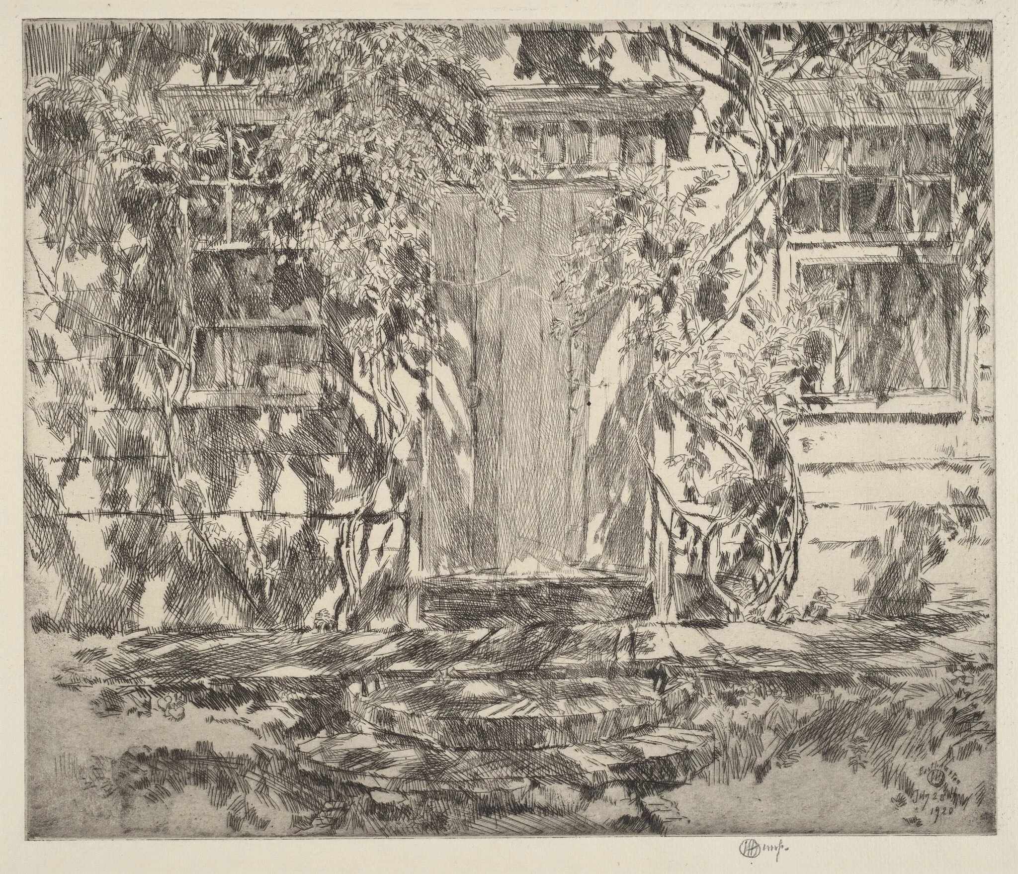 Old Doorway, Easthampton, detail