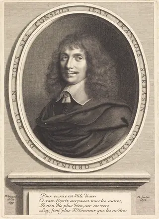 Jean-Pierre Sarrazin, by Robert Nanteuil, ink, 1656