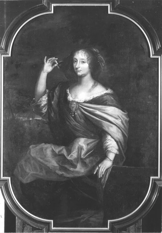 Bildnis einer Hofdame, detail