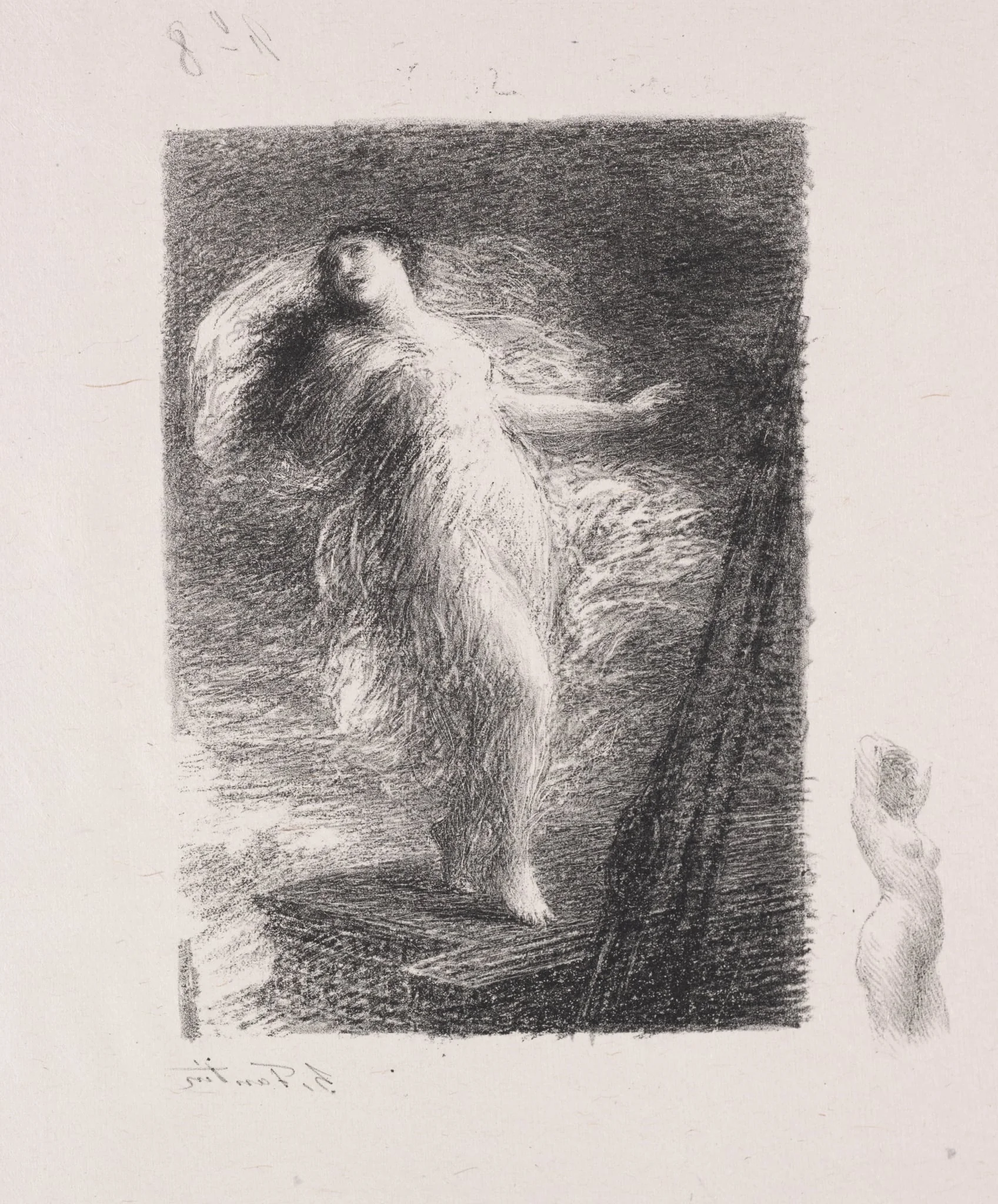 La jeune Tarentine, detail