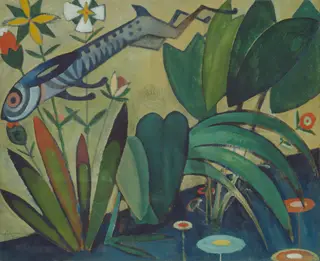 The Leap of the Rabbit, by Amadeo de Souza Cardoso, oil, 1911