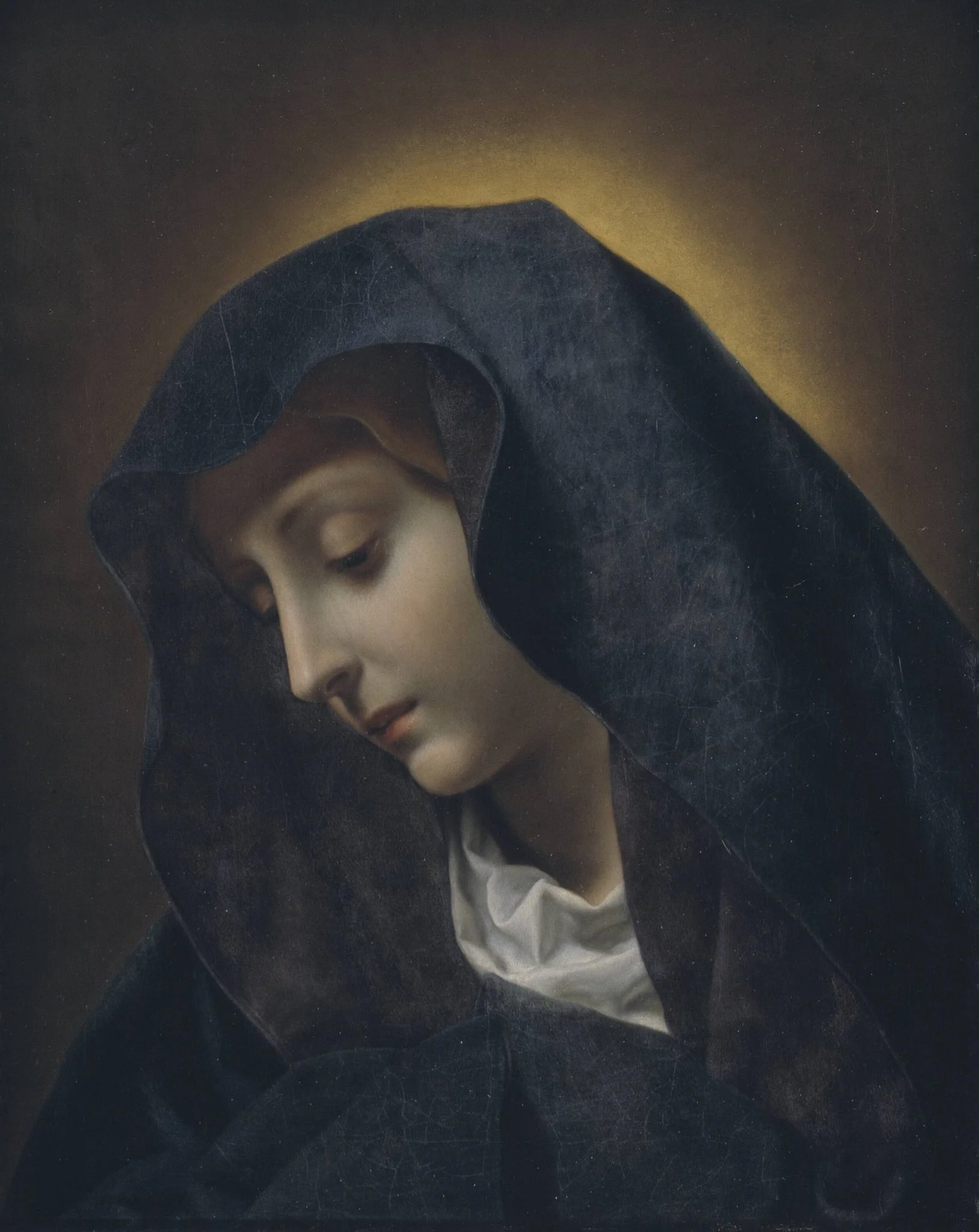 The Virgin, detail