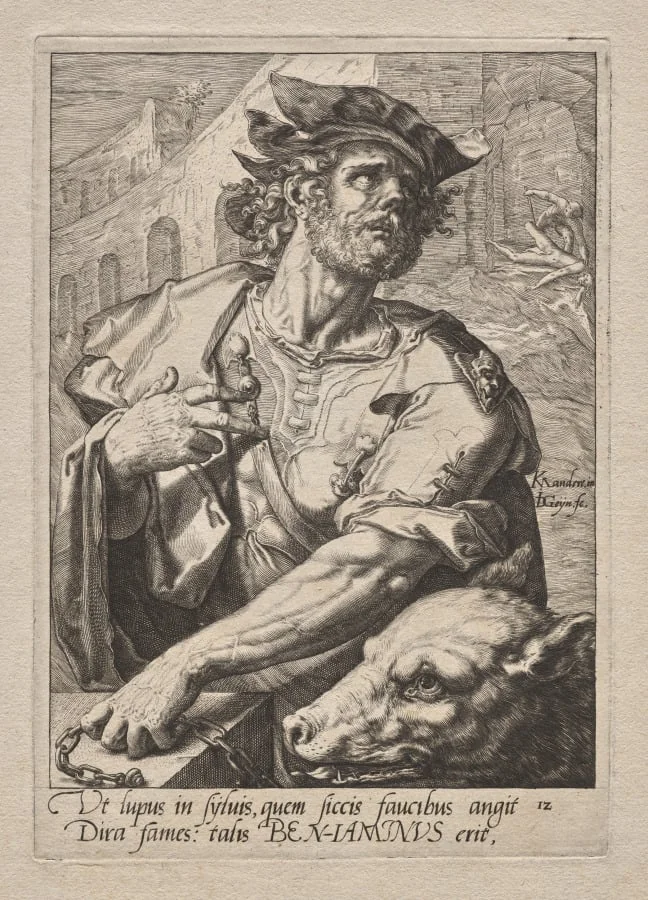Plate 12: Benjamin, detail