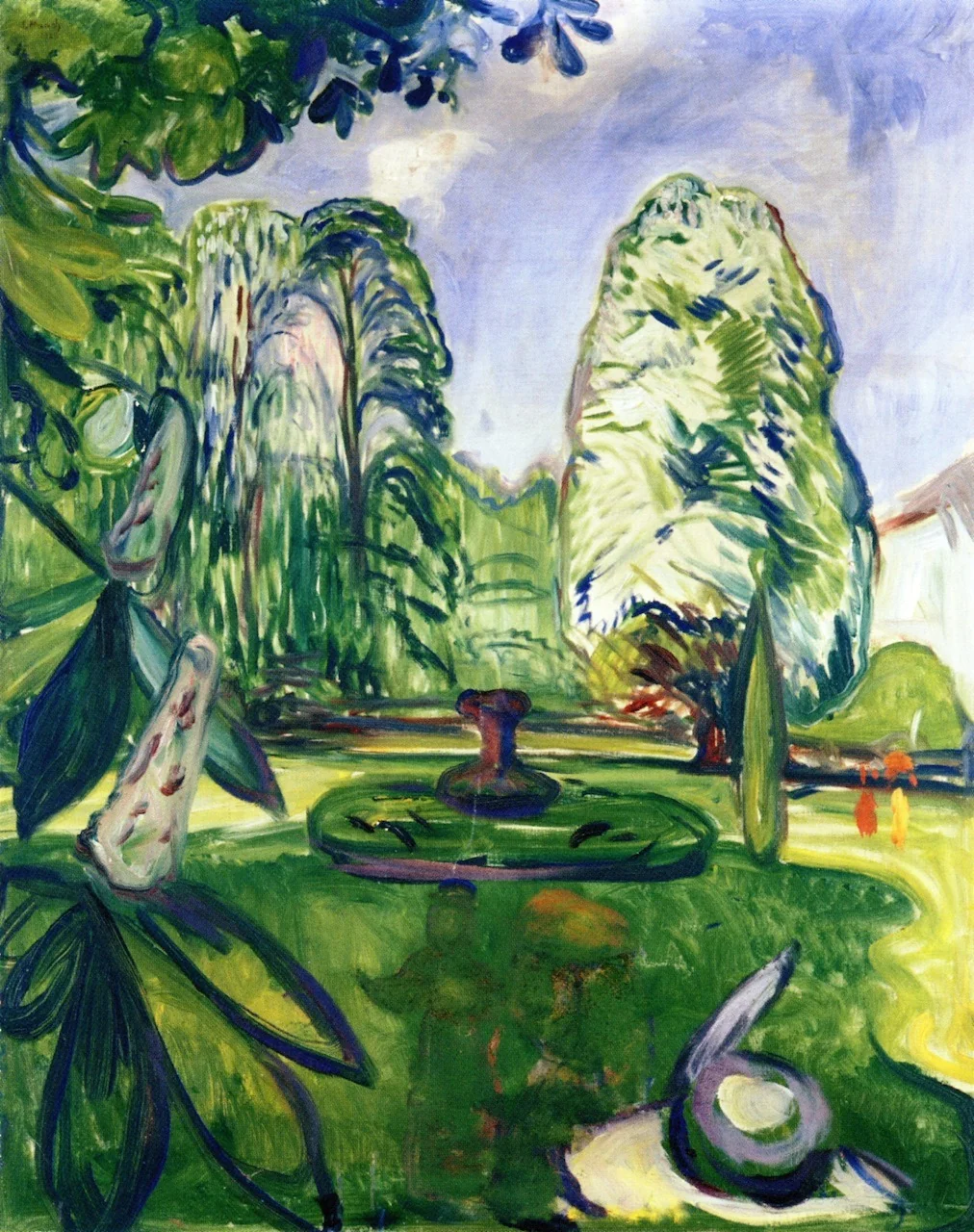 Chestnut Trees, detail