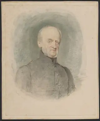 Portrait of Captain Henry Robert Cole, by Magdalena Ross, watercolor, 1845