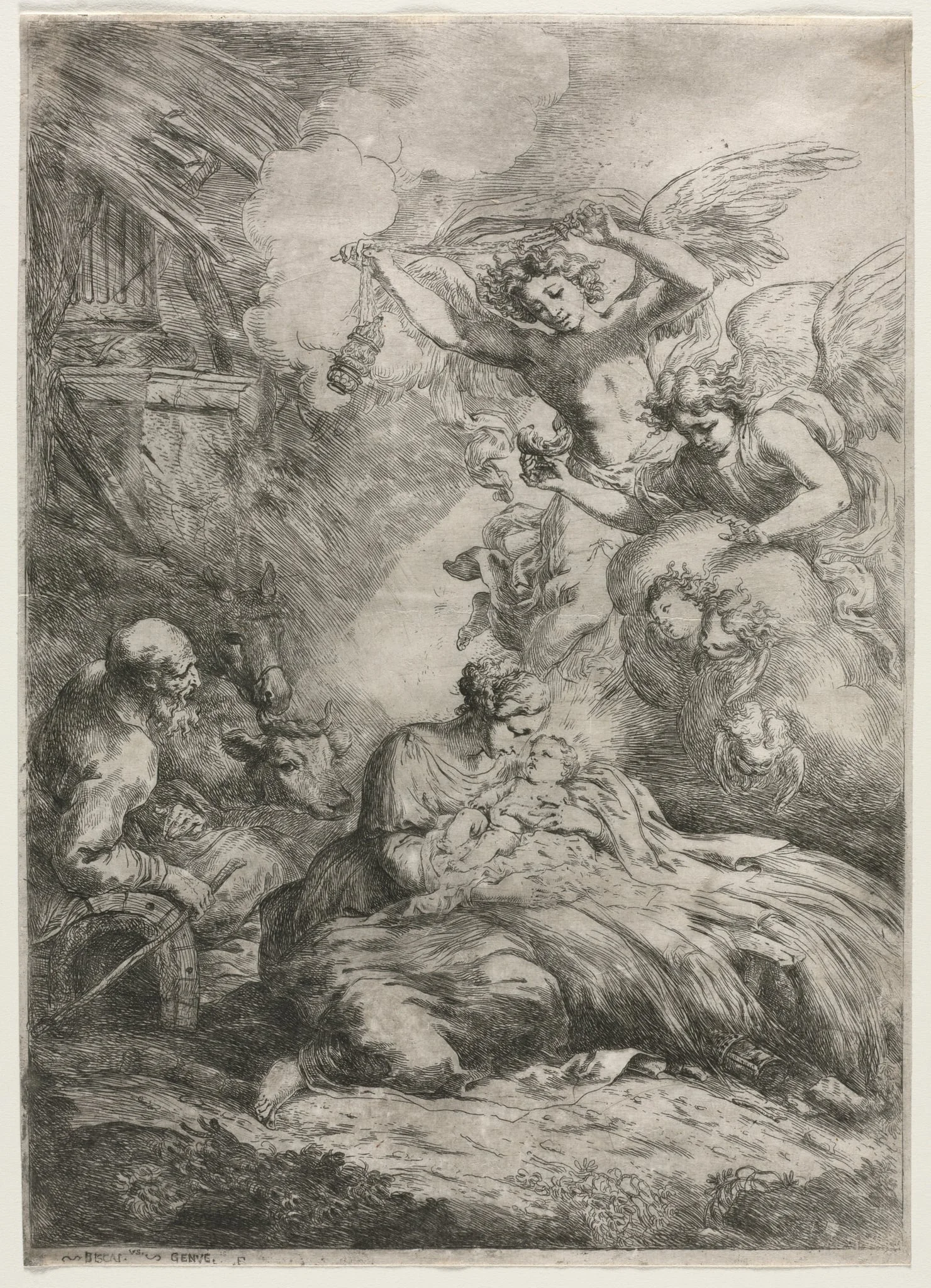 The Nativity, detail