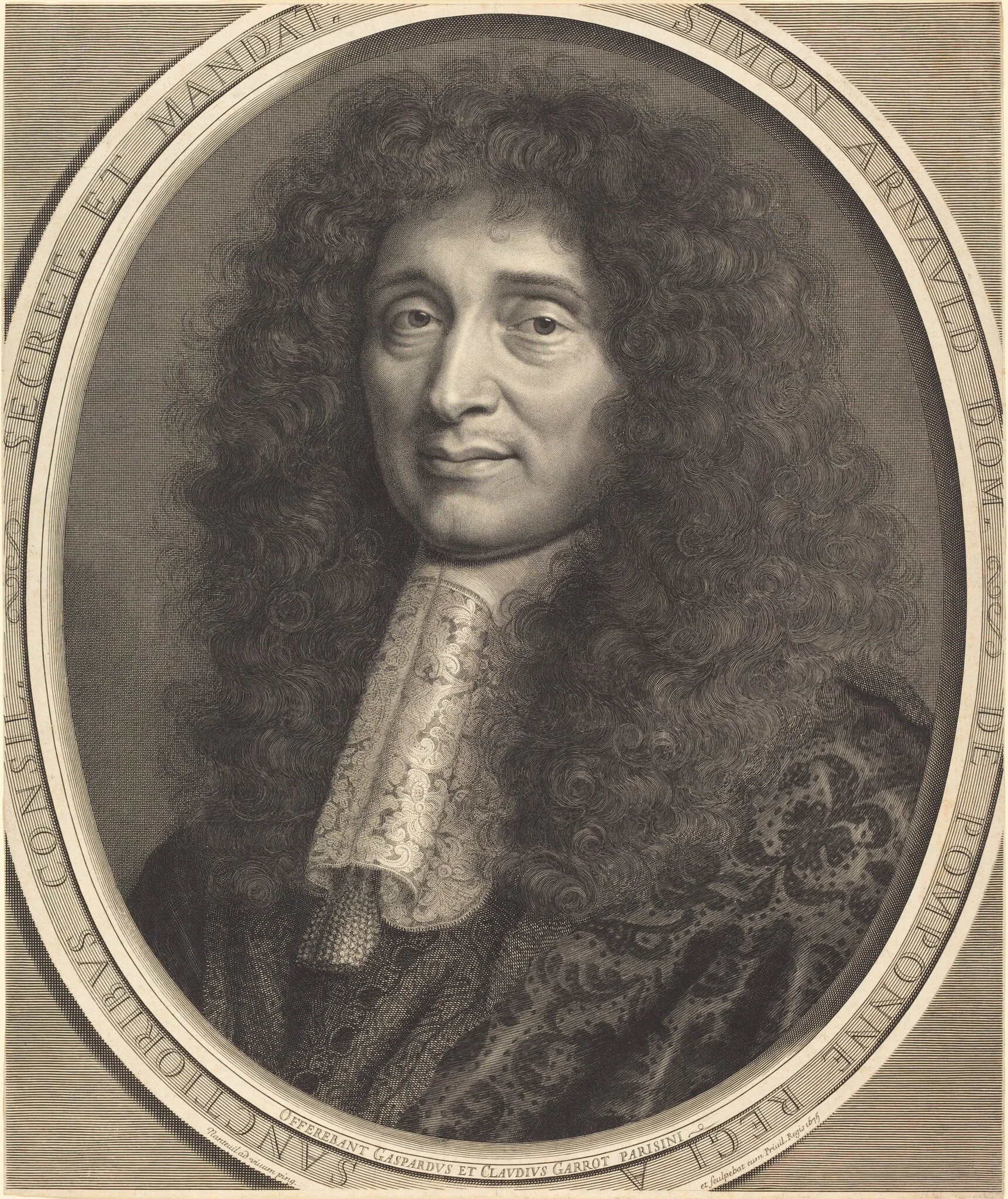 Simon Arnauld, Le Marquis de Pomponne, detail