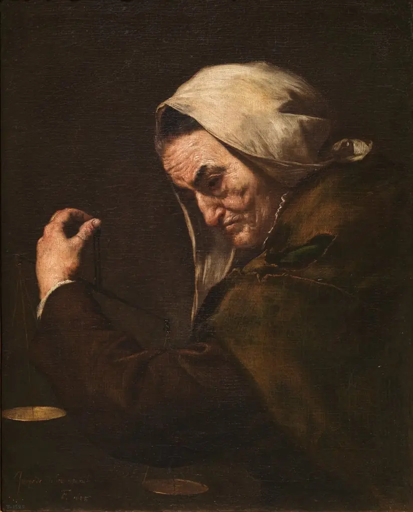 The Old Usurer, by Jusepe de Ribera, oil, 1638