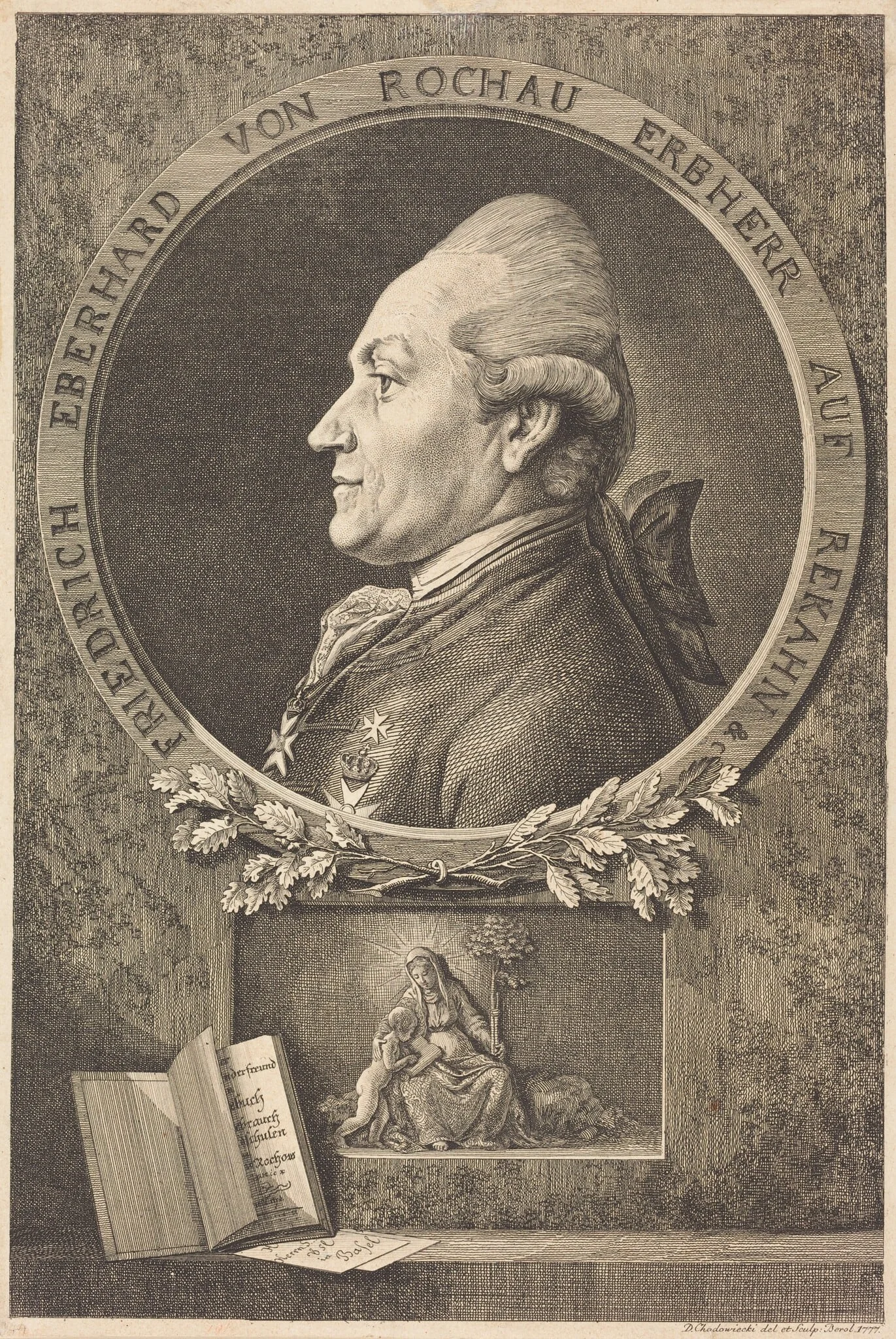 F.E. von Rochow, detail
