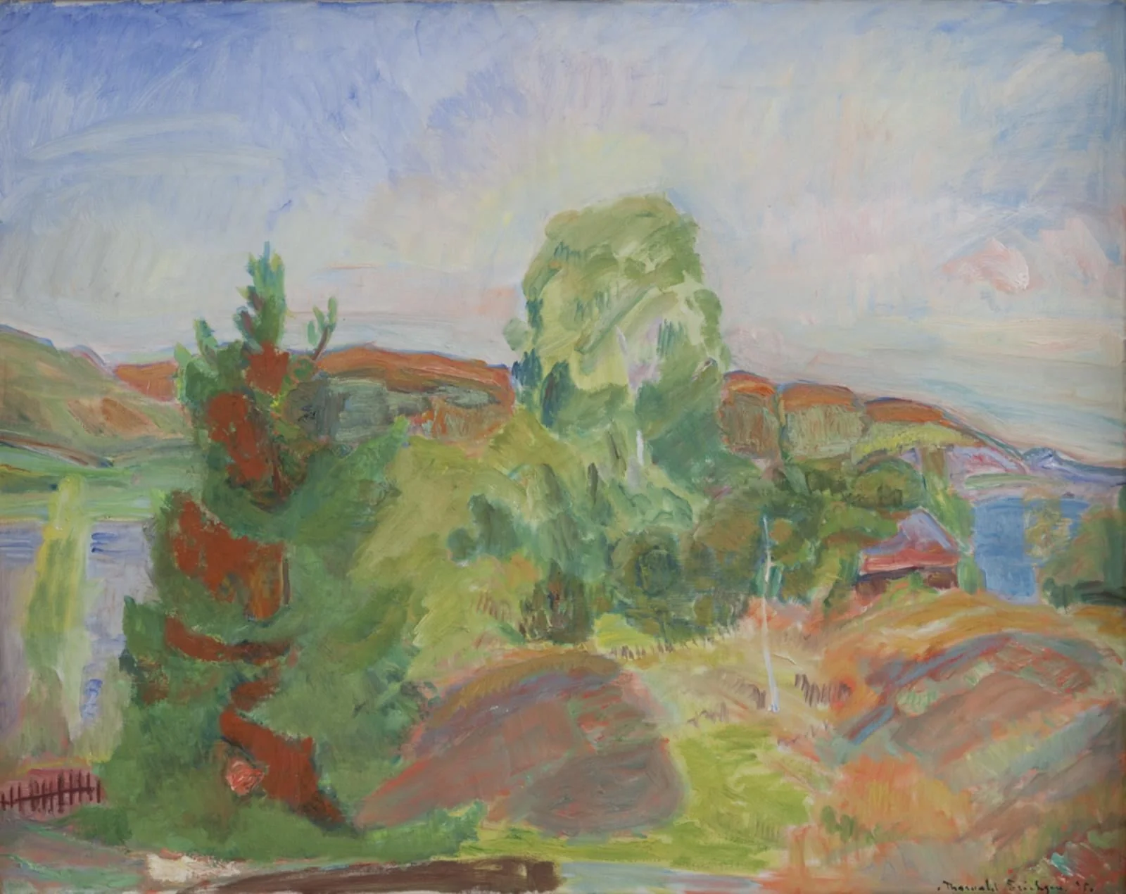 Midsummer. Landscape, detail