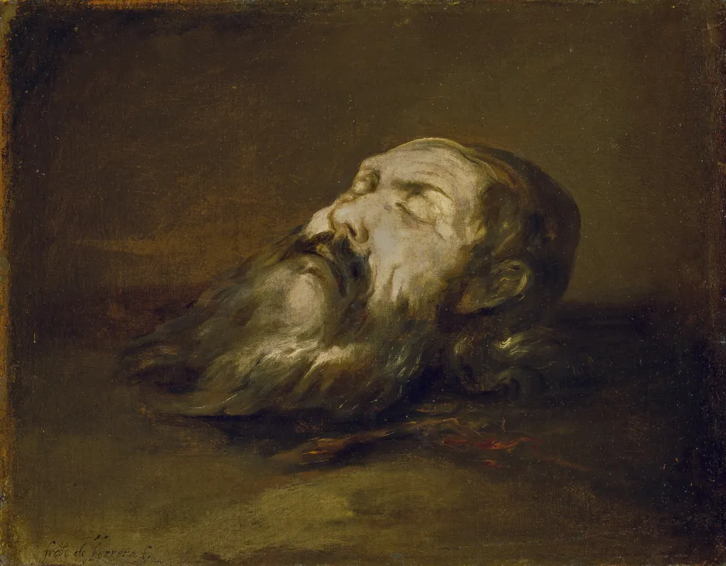 Cabeza de santo degollado, by Francisco Herrera the Elder, oil, 1601