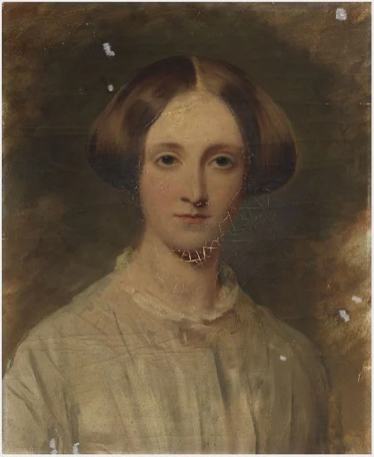 Portrait of a Young Lady, detail