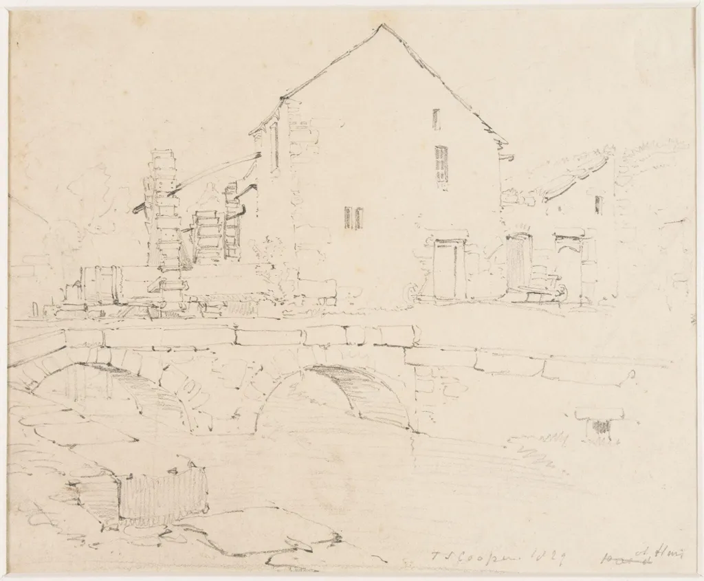 A water-mill, by Thomas Sidney Cooper, 1829