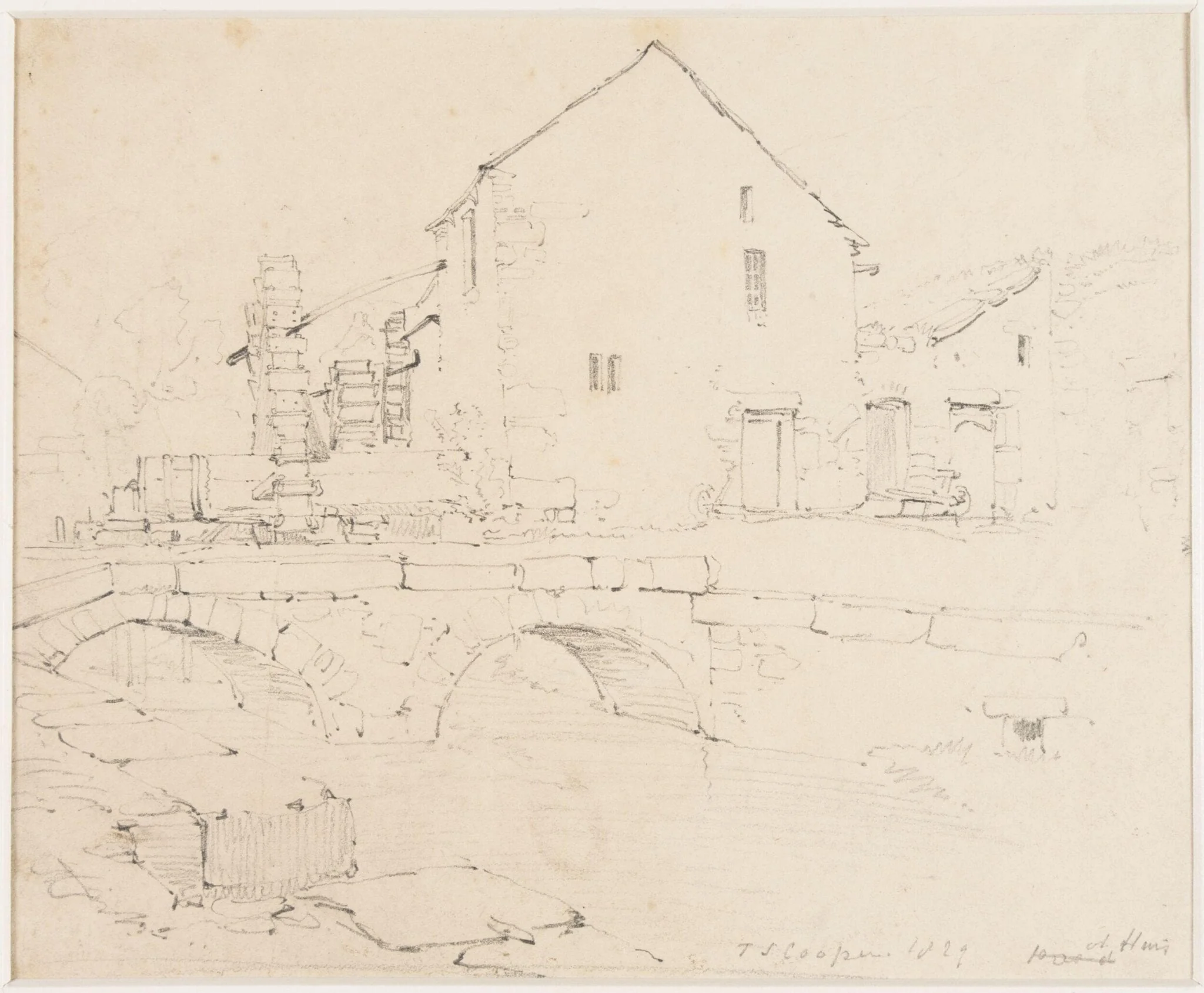 A water-mill, detail