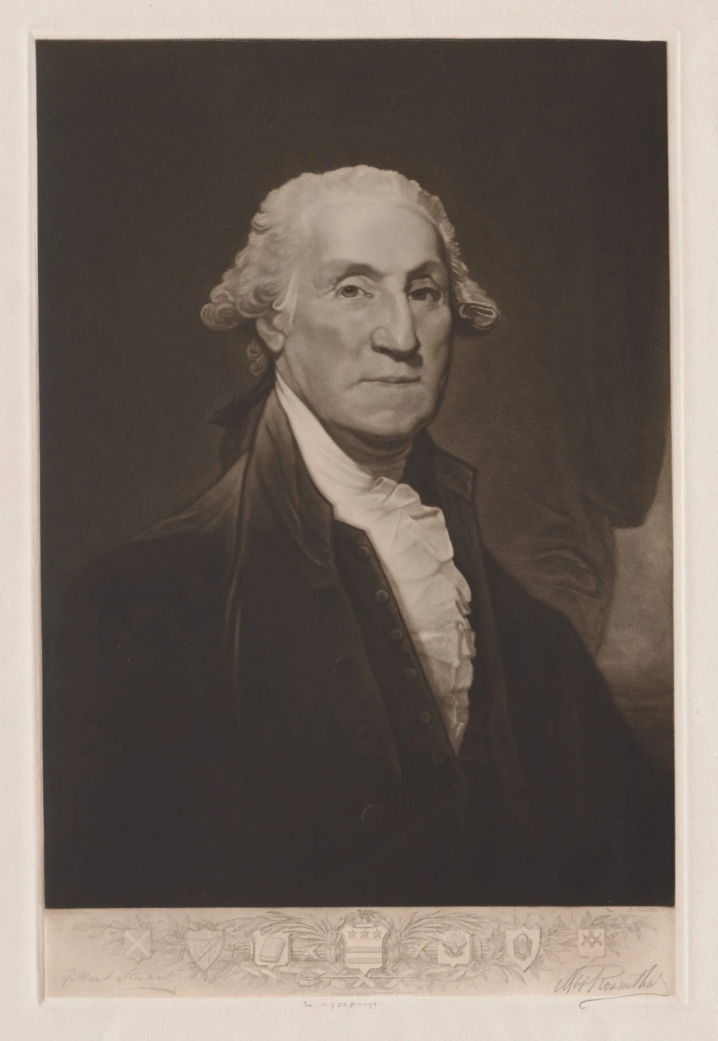 George Washington, detail