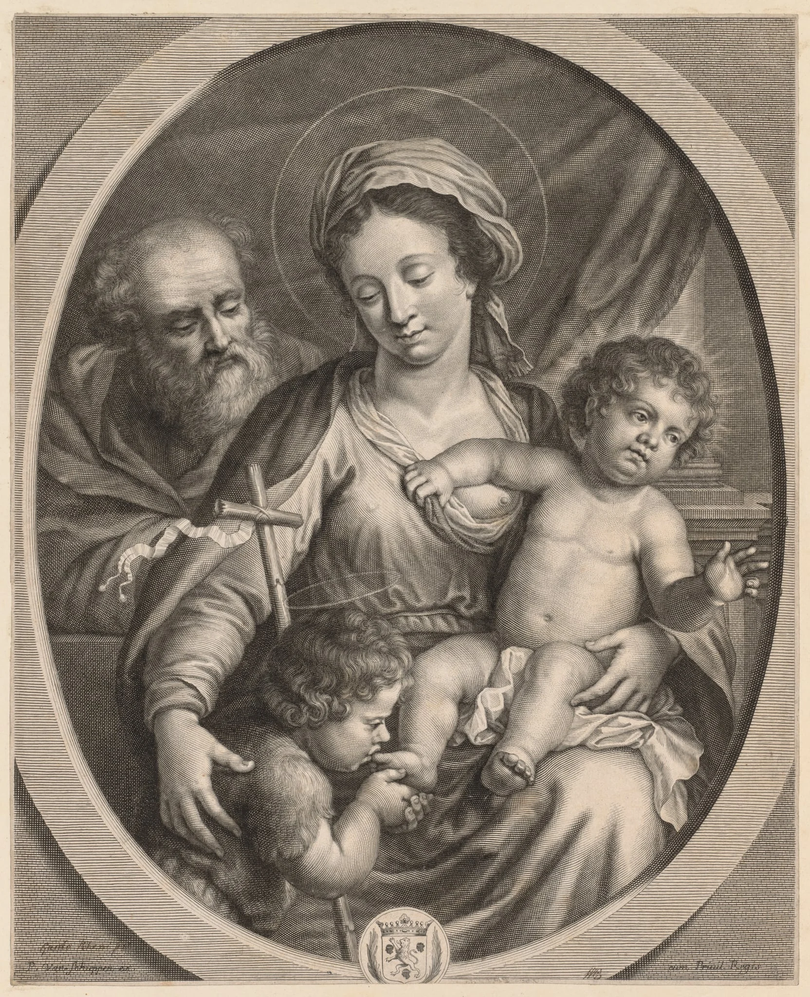 Holy Family and S. John, detail