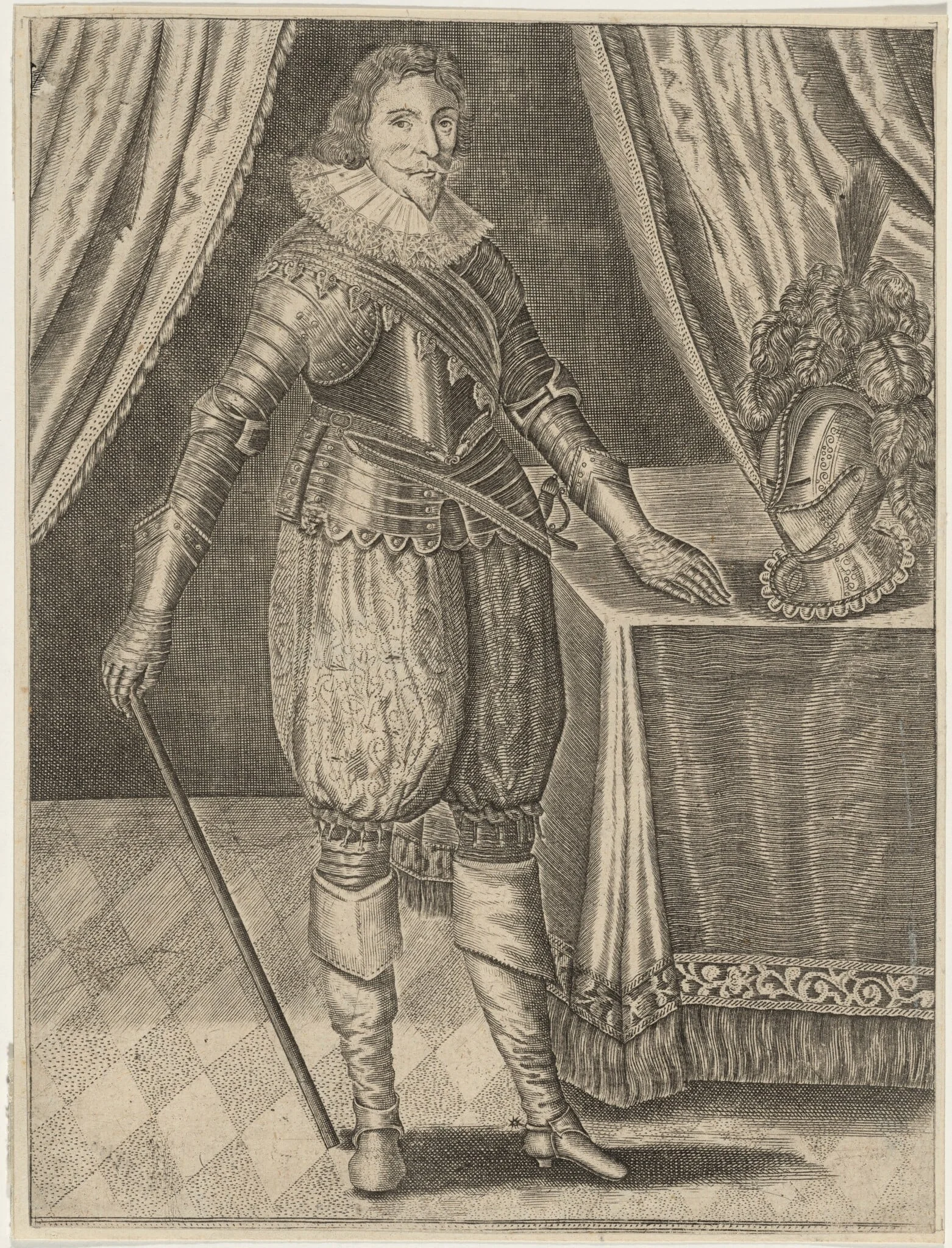 James, Second Marquis of Hamilton, detail