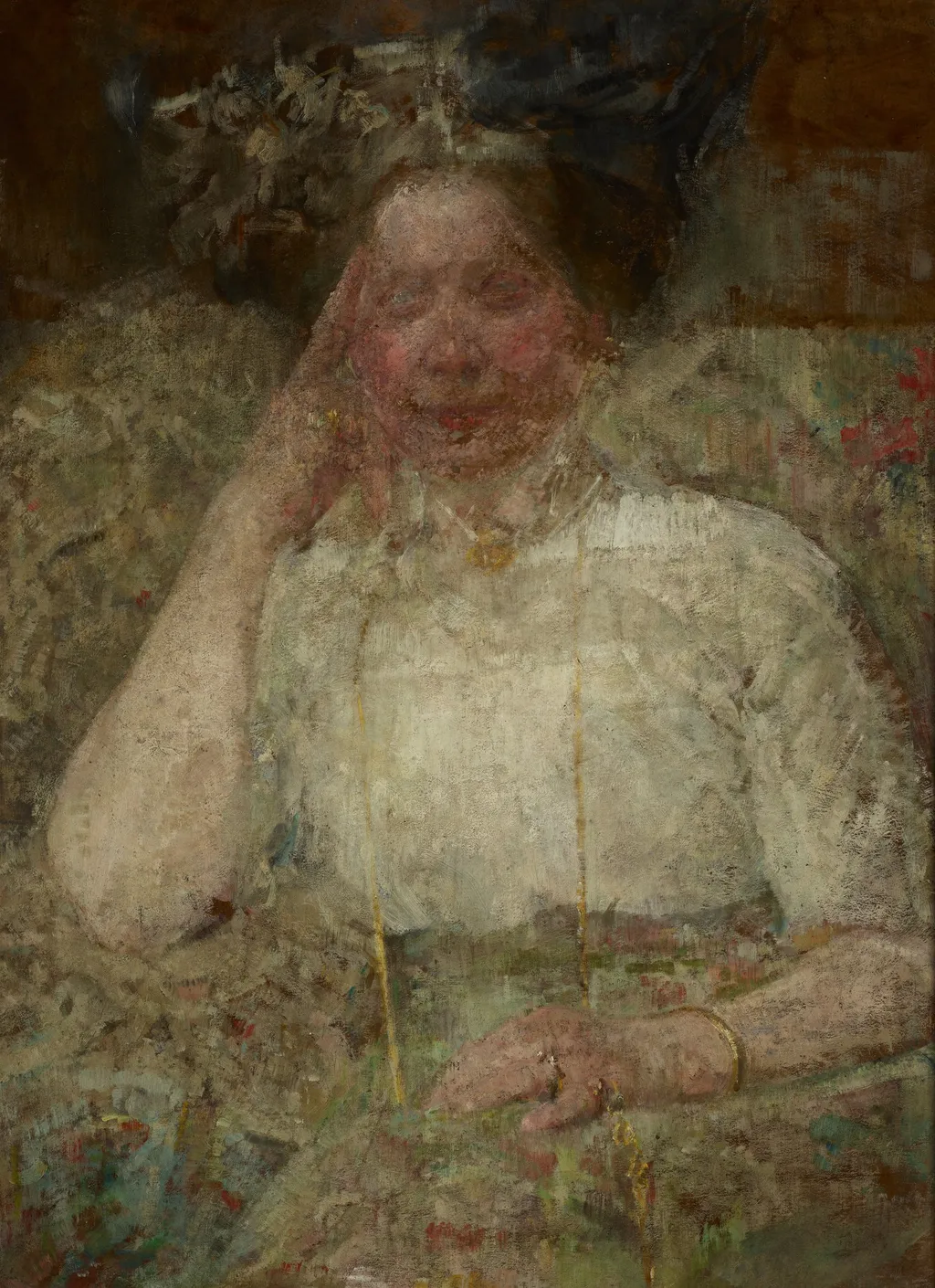 Portrait of a Woman, by Olga Boznańska, unspecified, 1915