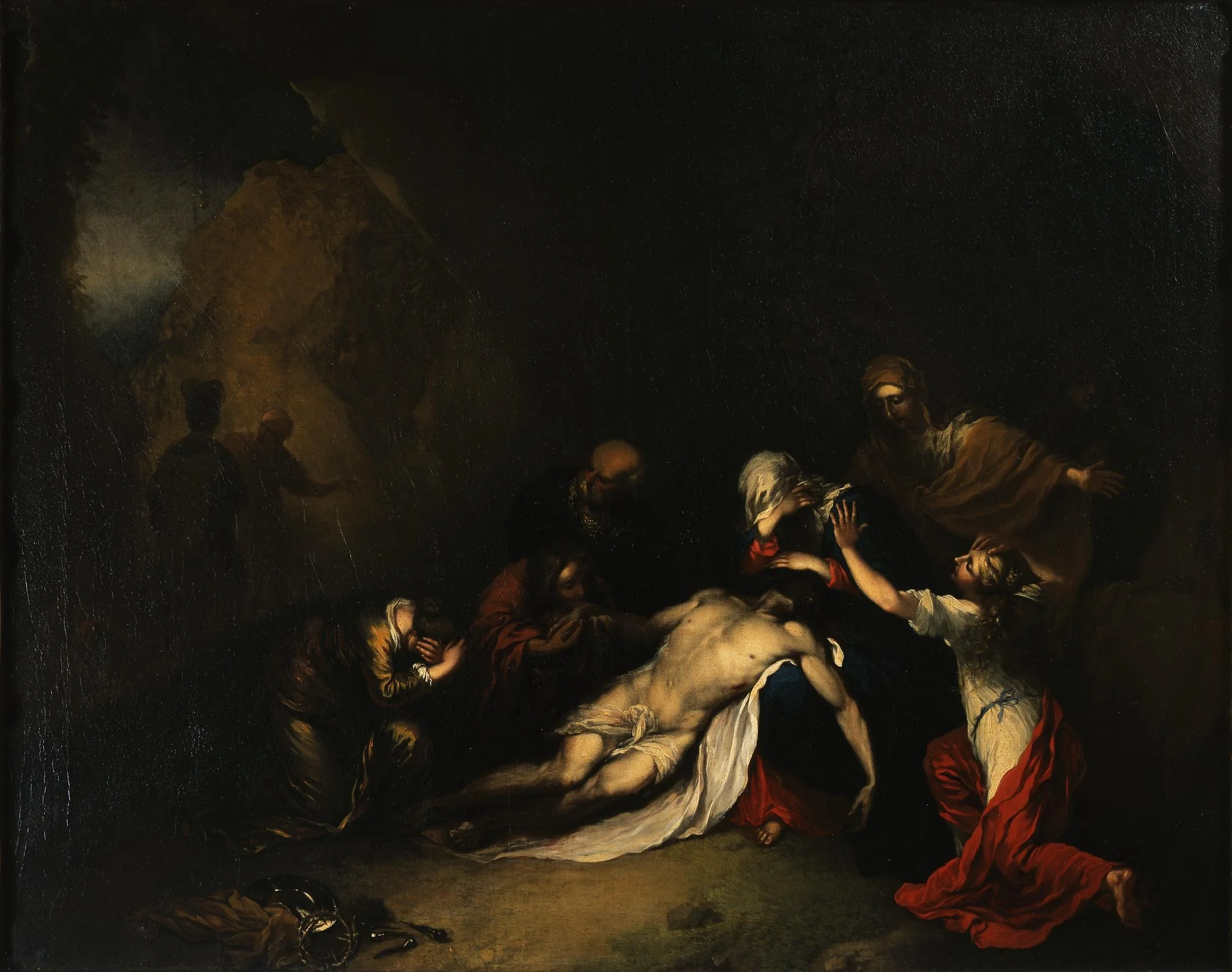 Lamentation of Christ, detail