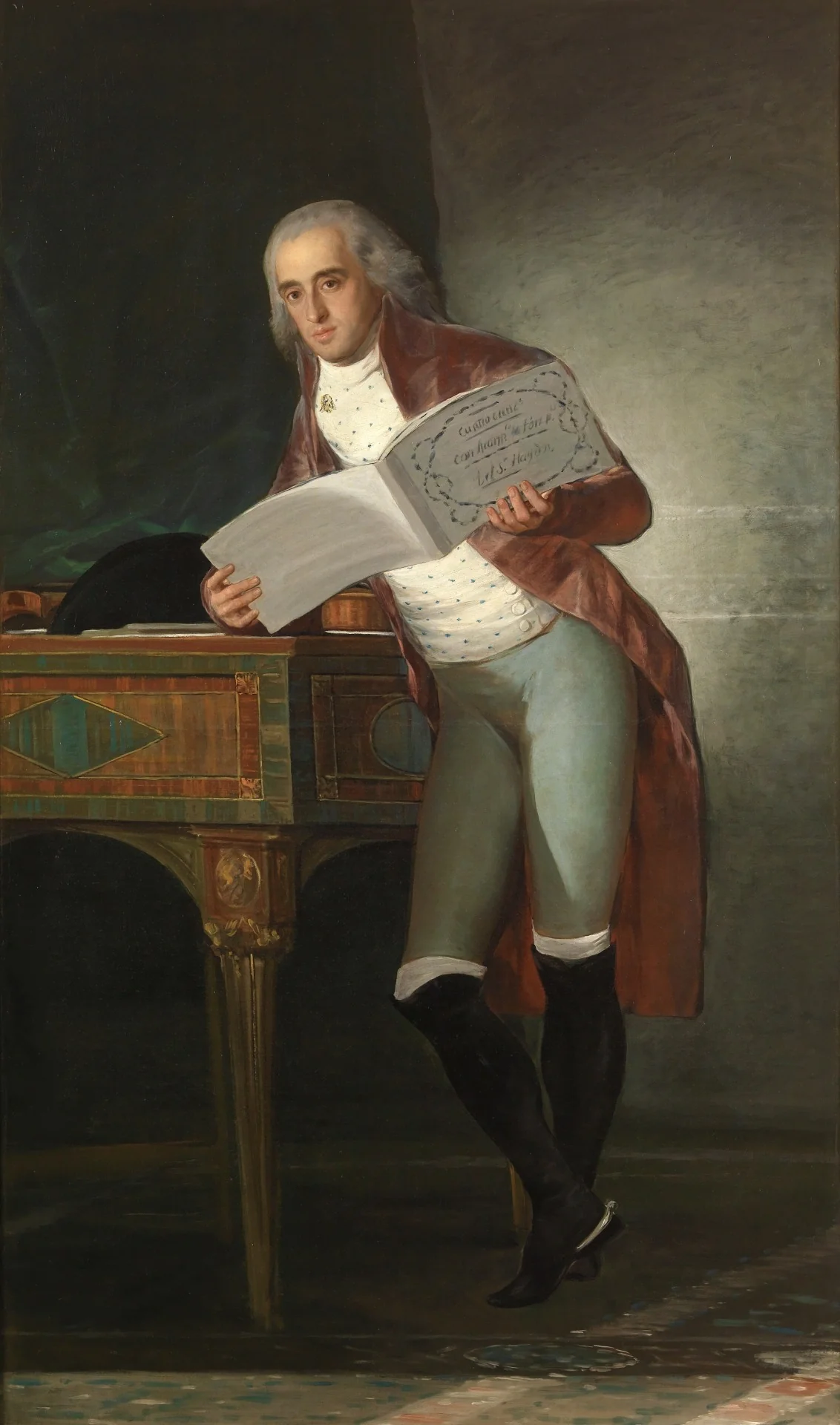 José Álvarez de Toledo, marqués de Villafranca y duque de Alba, detail