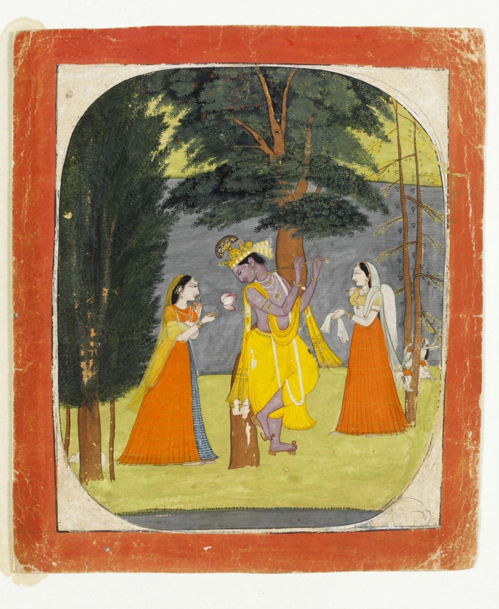Krishna, detail