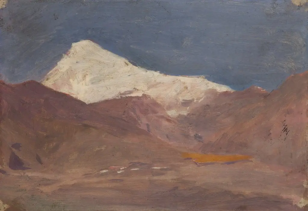The Caucasus (Mount Kazbek), by Jan Ciągliński, unspecified, 1896