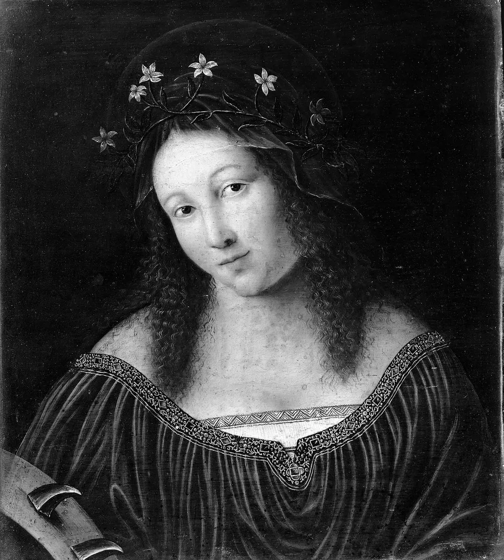 Saint Catherine of Alexandria, by Bartolomeo Veneto, unspecified, 1538