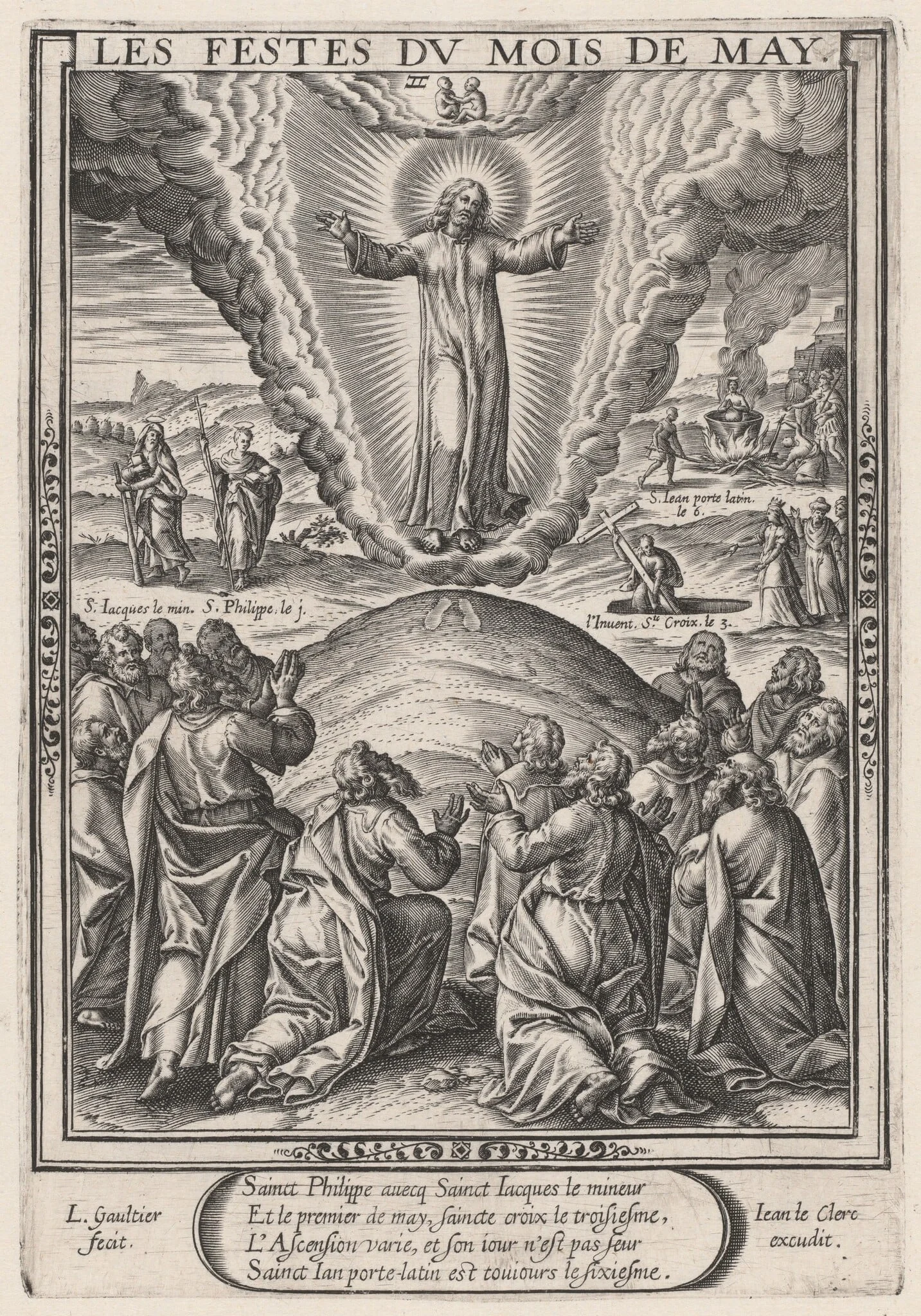 Les Festes du mois de Mai (May: The Ascension), detail