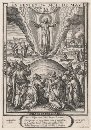 Les Festes du mois de Mai (May: The Ascension), by Léonard Gaultier, ink, 1603