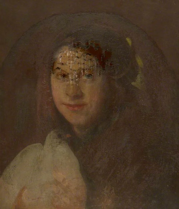The Pet Pigeon, detail