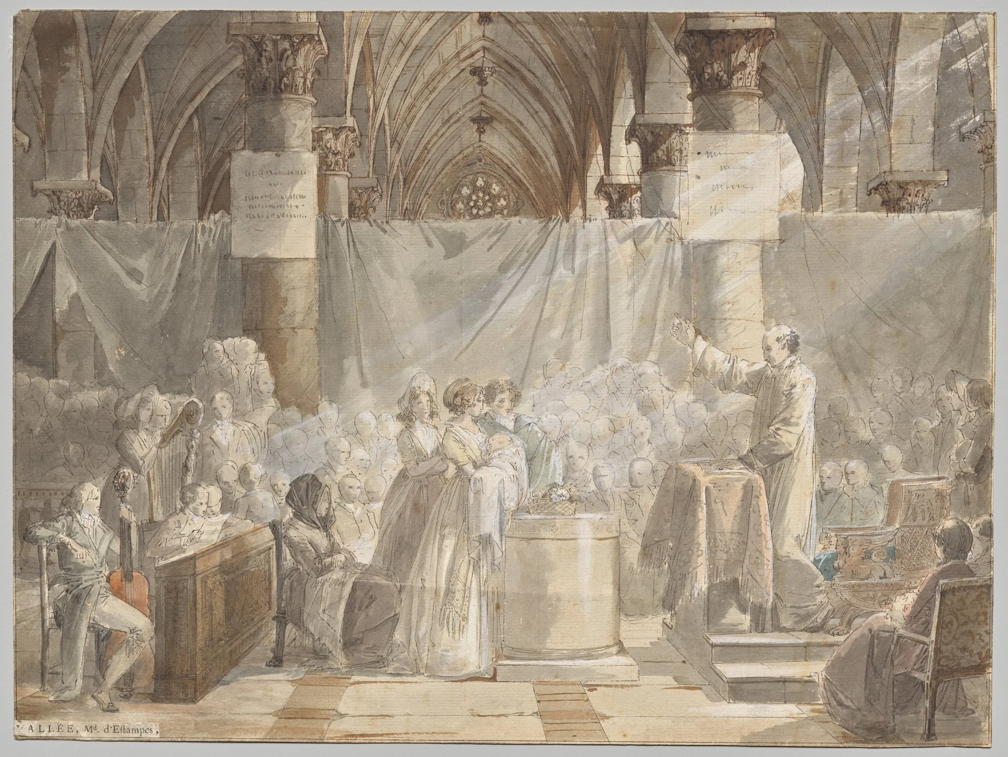 A Christening in Revolutionary France, detail