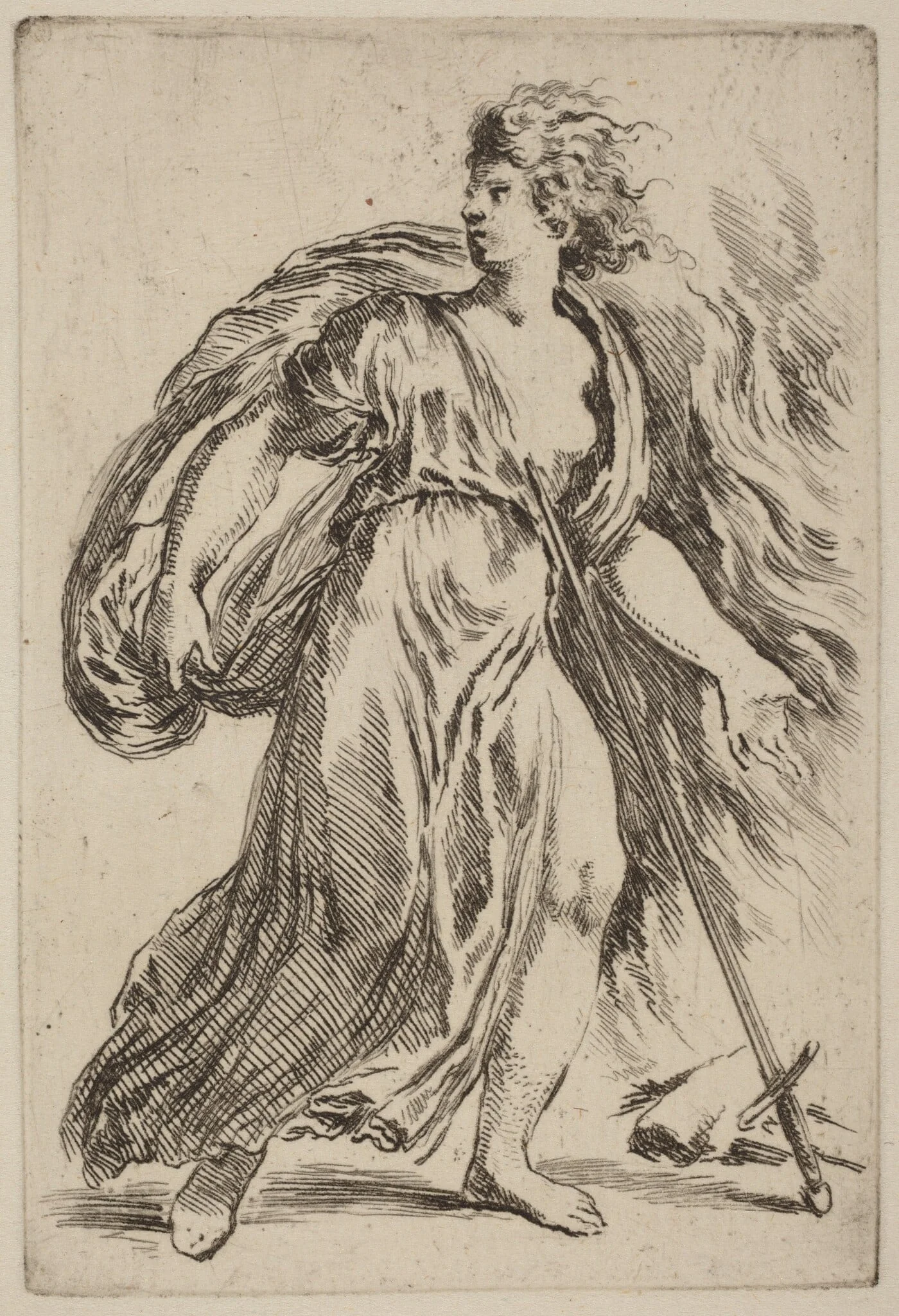 Suicide of Dido, detail