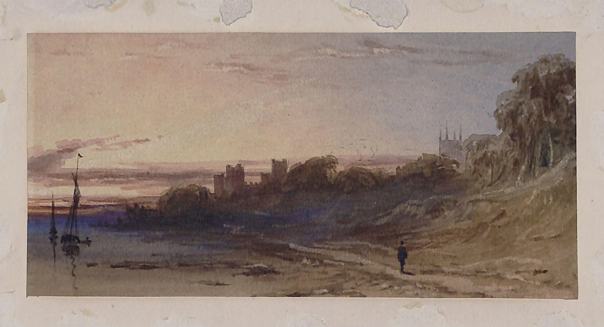 River Scene, detail