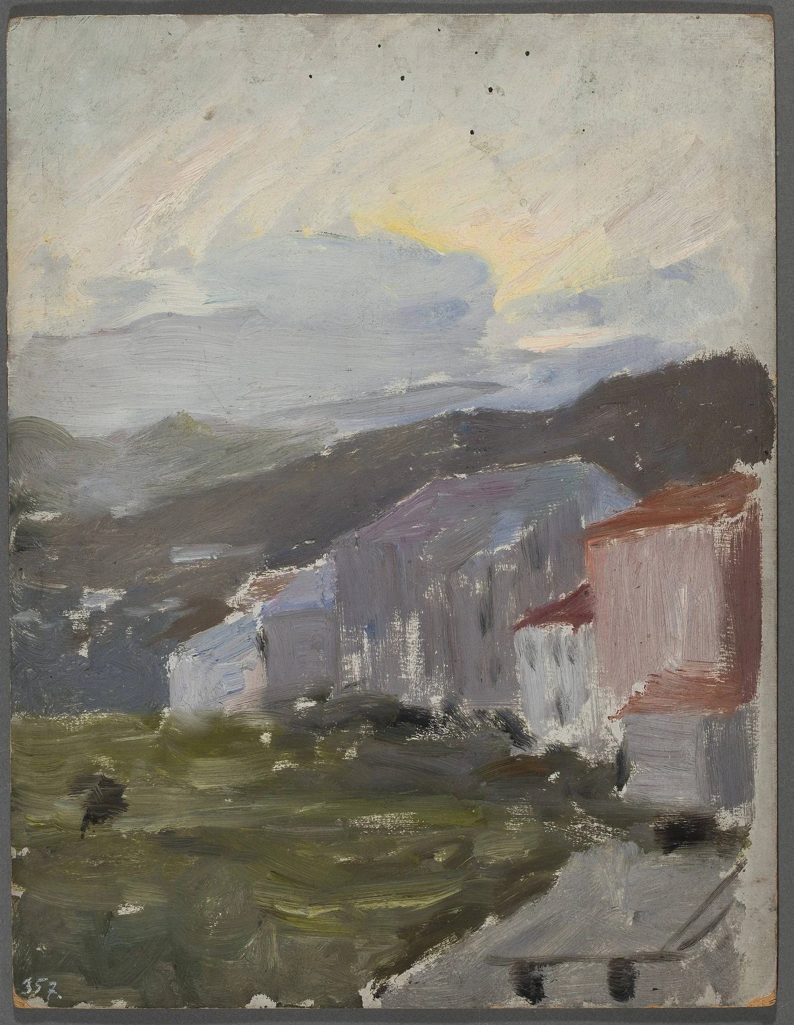 Porto Maurizia. From the journey to Italy, detail