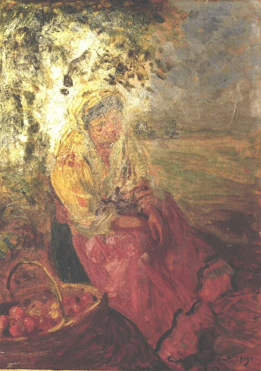 Vânzătoarea de cireșe, detail