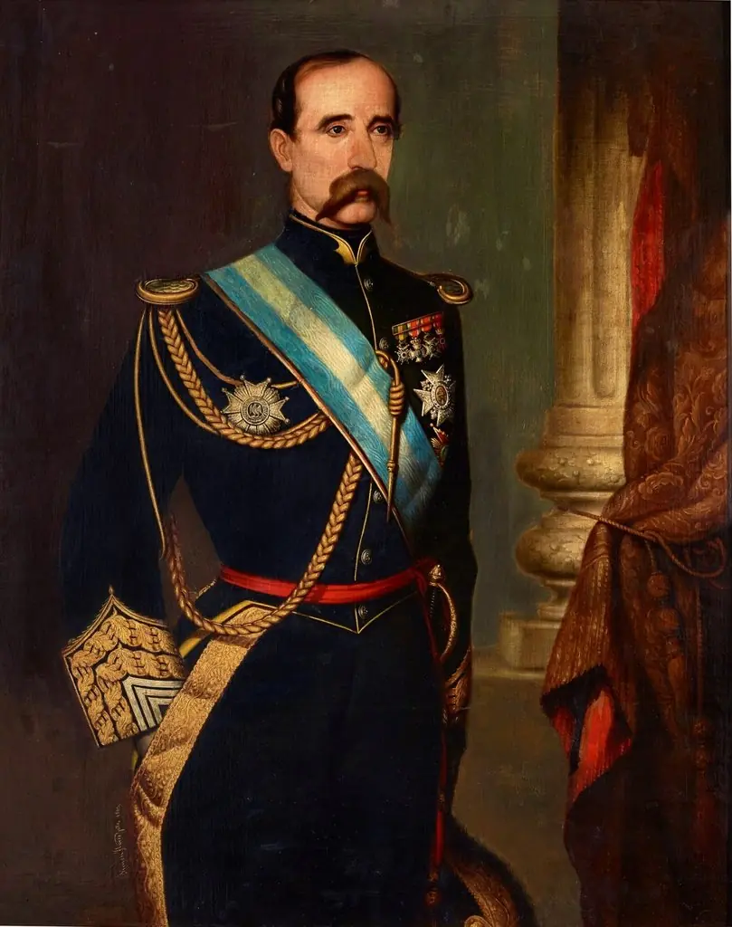 José Lemery e Ibarrola Ney y González, by Simón Flores de la Rosa, oil, 1862