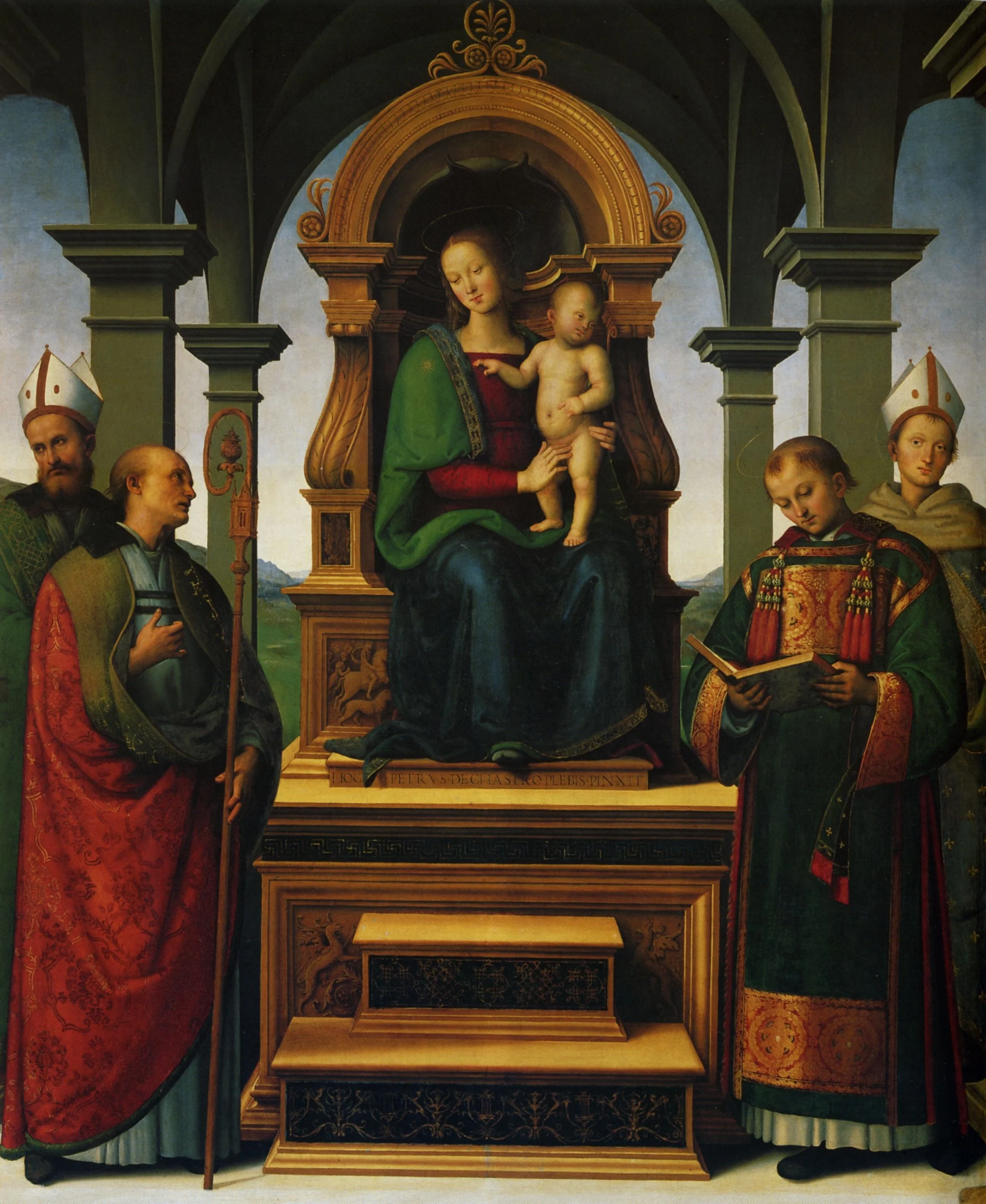 Decemviri Altarpiece, detail