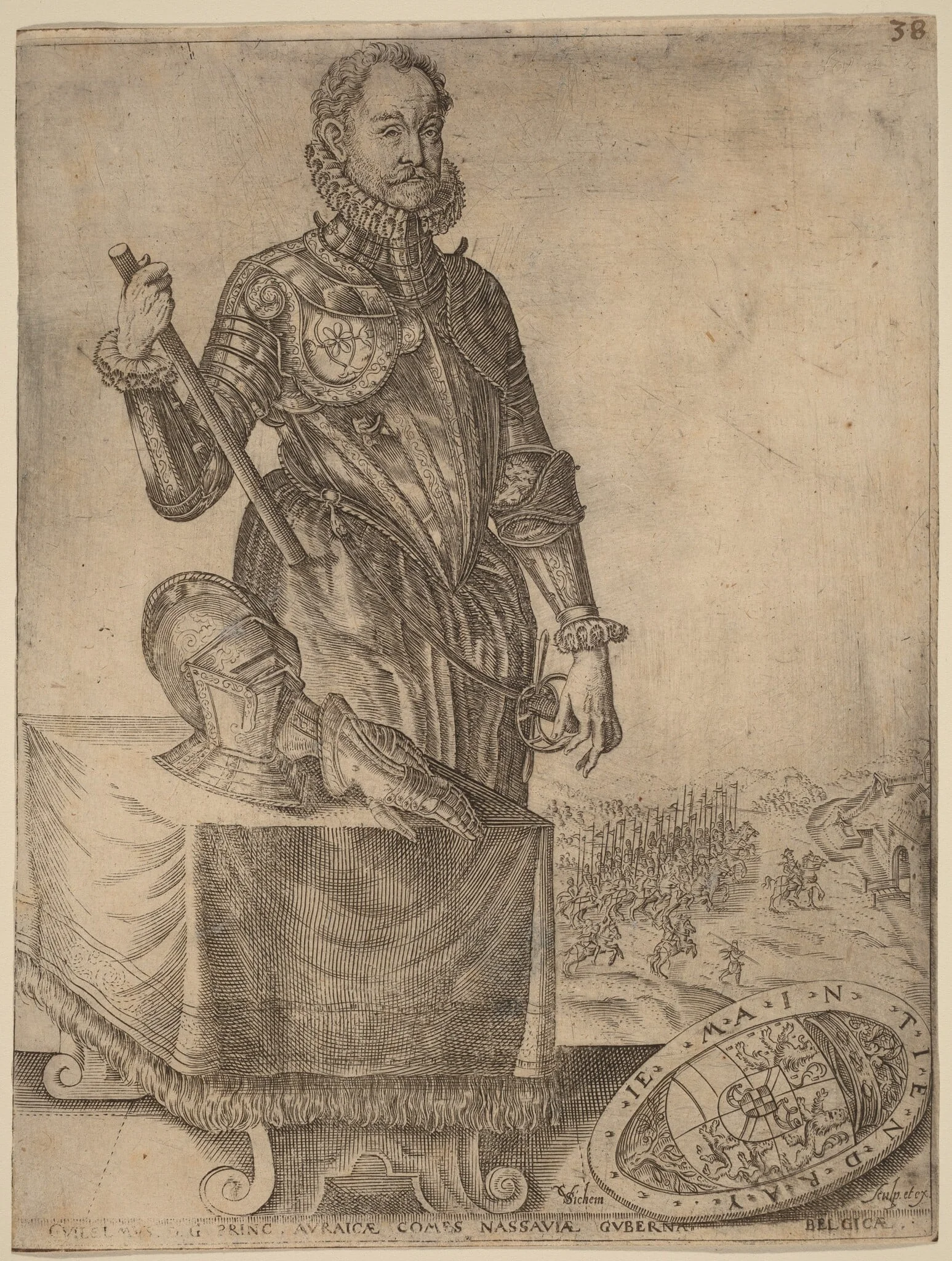 William of Nassau, Prince of Orange, detail