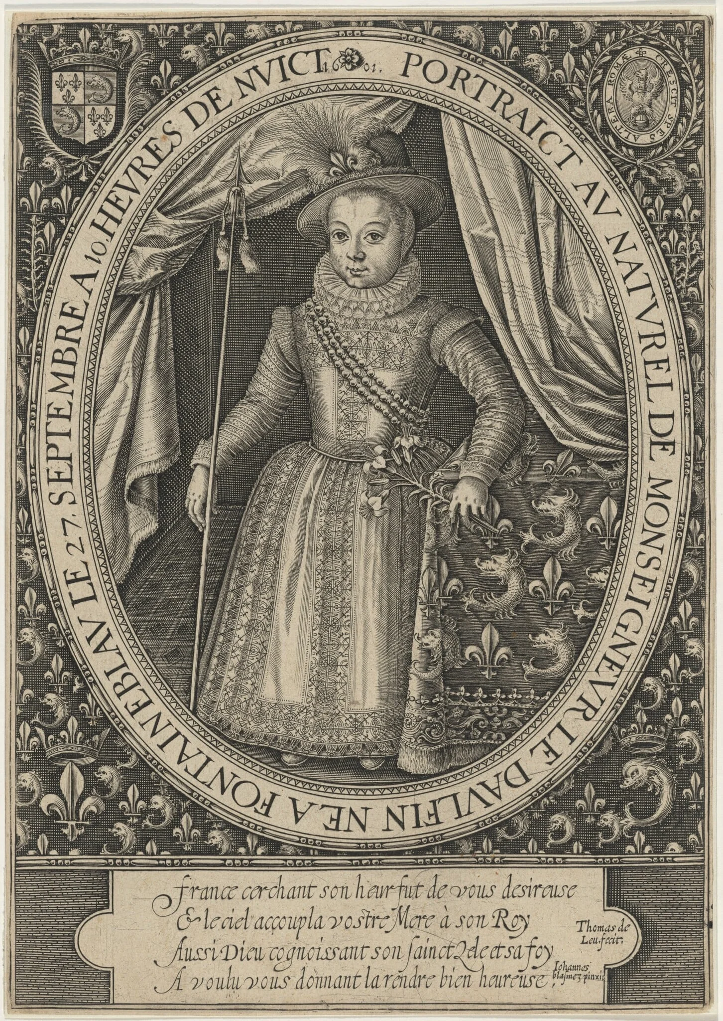 Louis XIII, King of France, detail