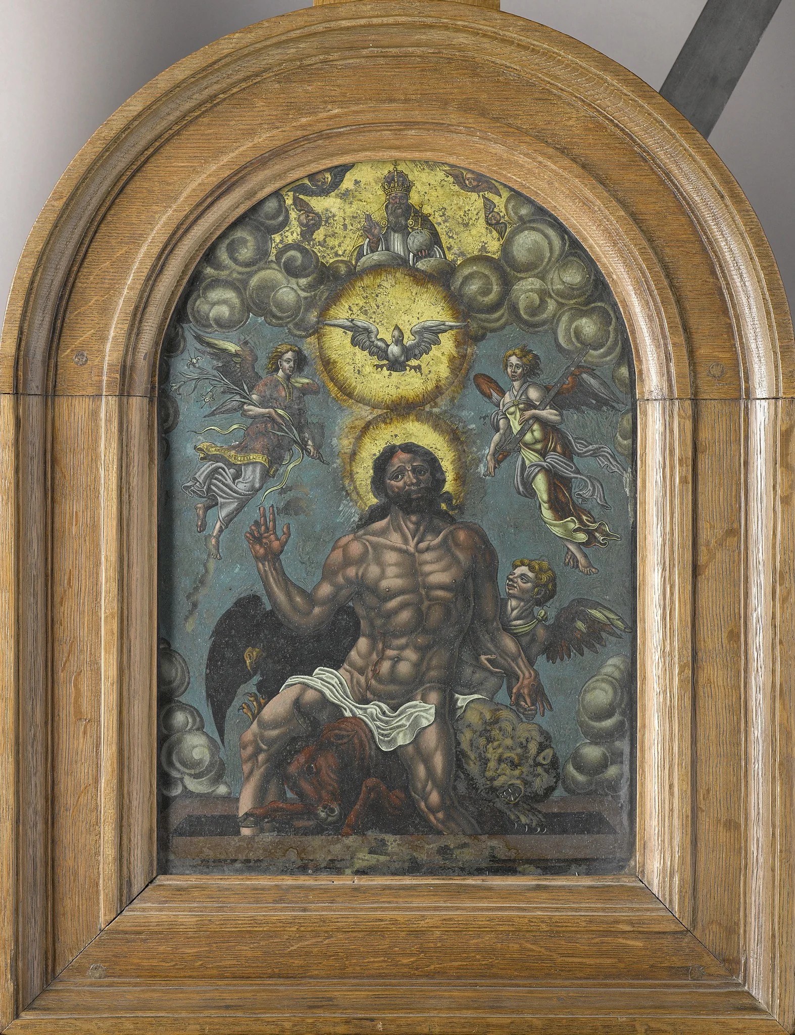 The Holy Trinity, detail