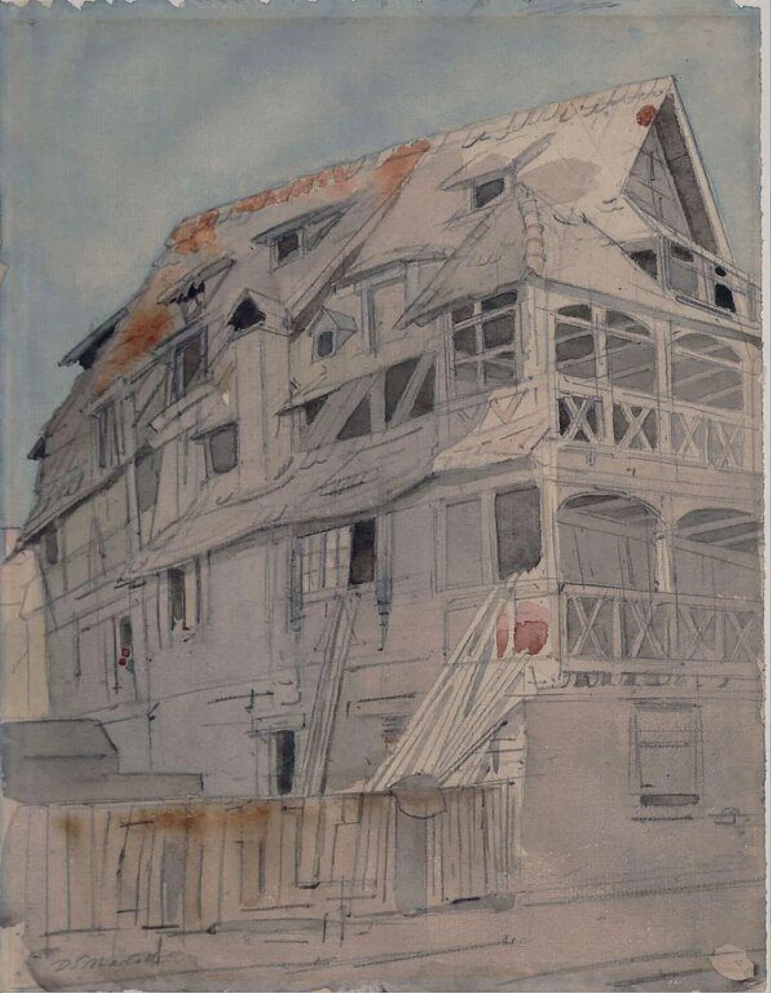 The Old Tannery, Strasbourg, detail