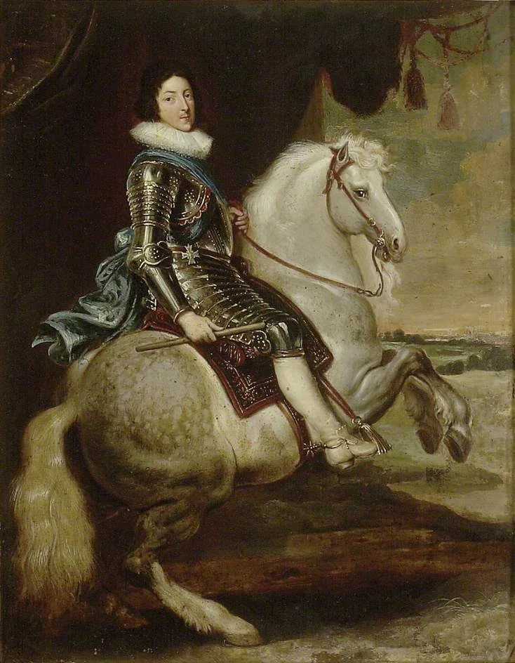 Louis XIII on Horseback, detail