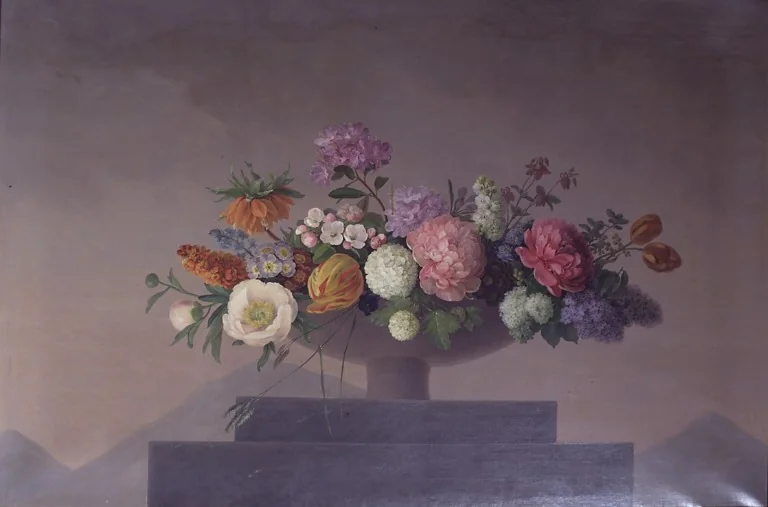 Blomster i en skål, detail