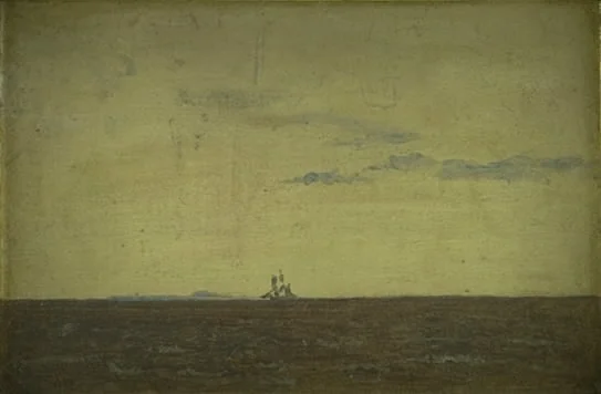 Seascape. Sky at Sunset, detail