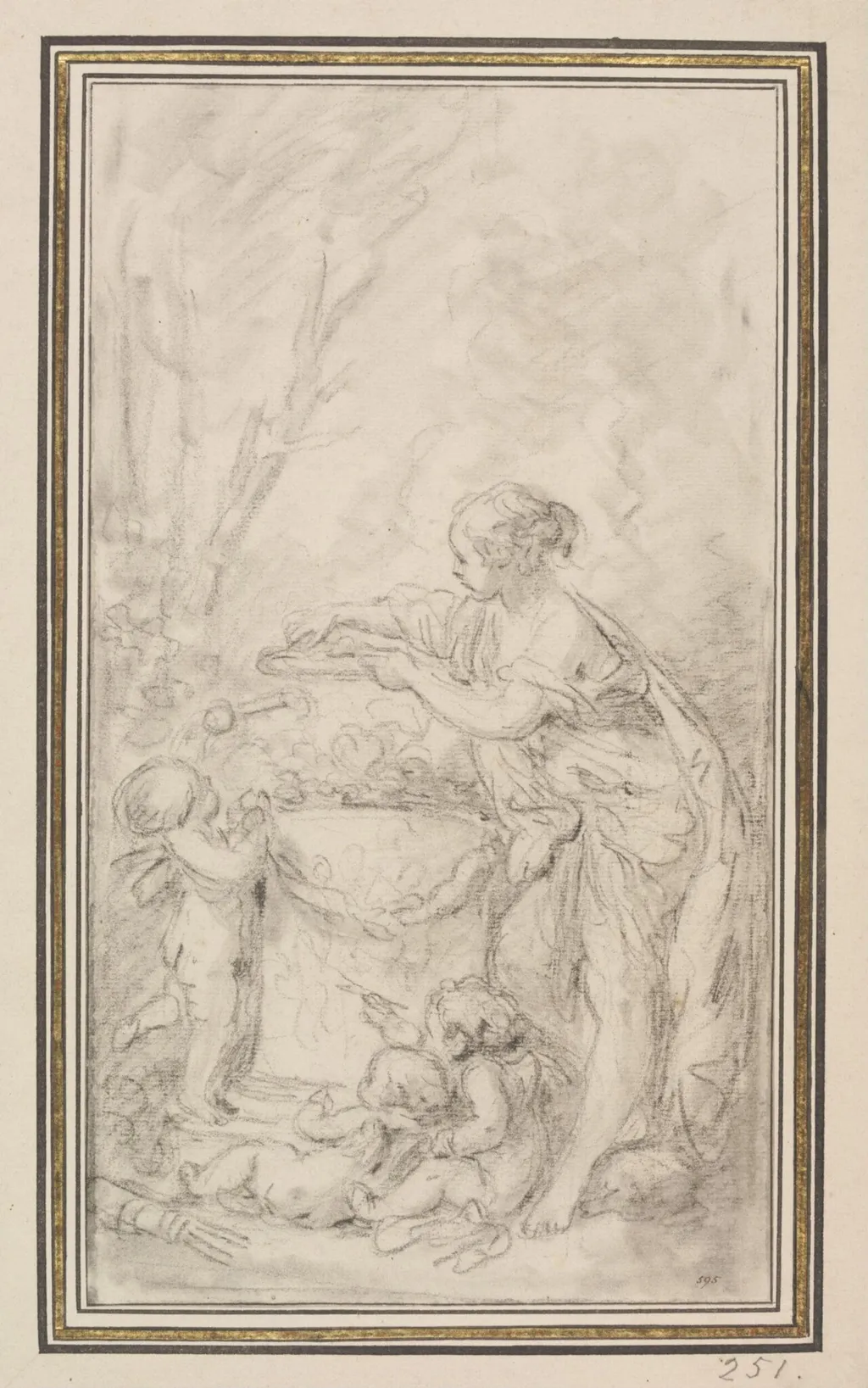 The Altar of Friendship [l’Autel de l'Amitié], by François Boucher, 1754