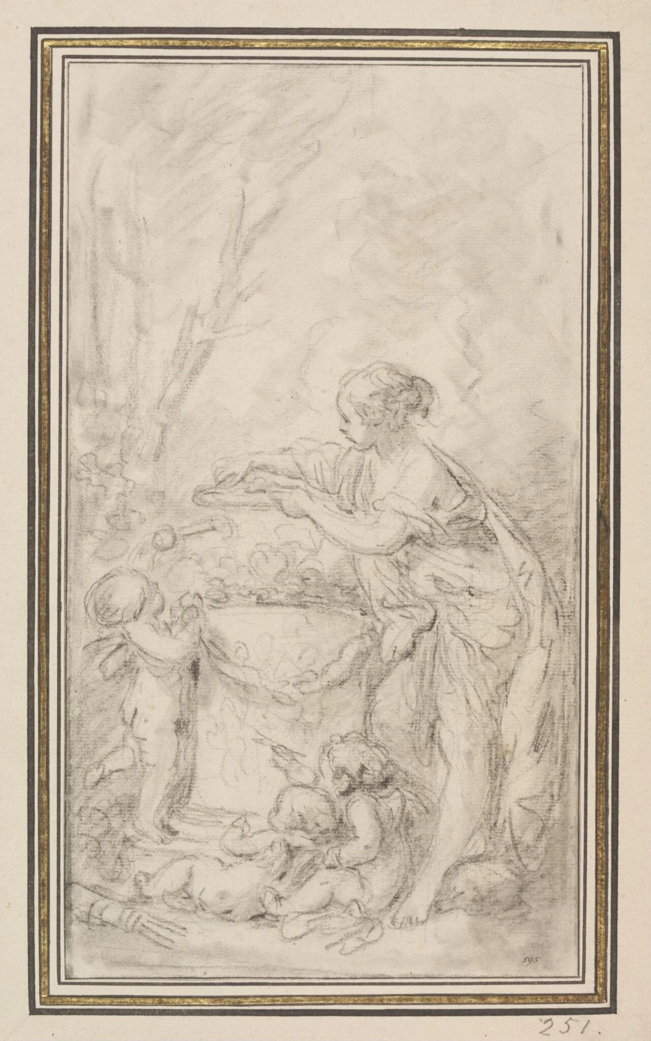 The Altar of Friendship [l’Autel de l'Amitié], detail