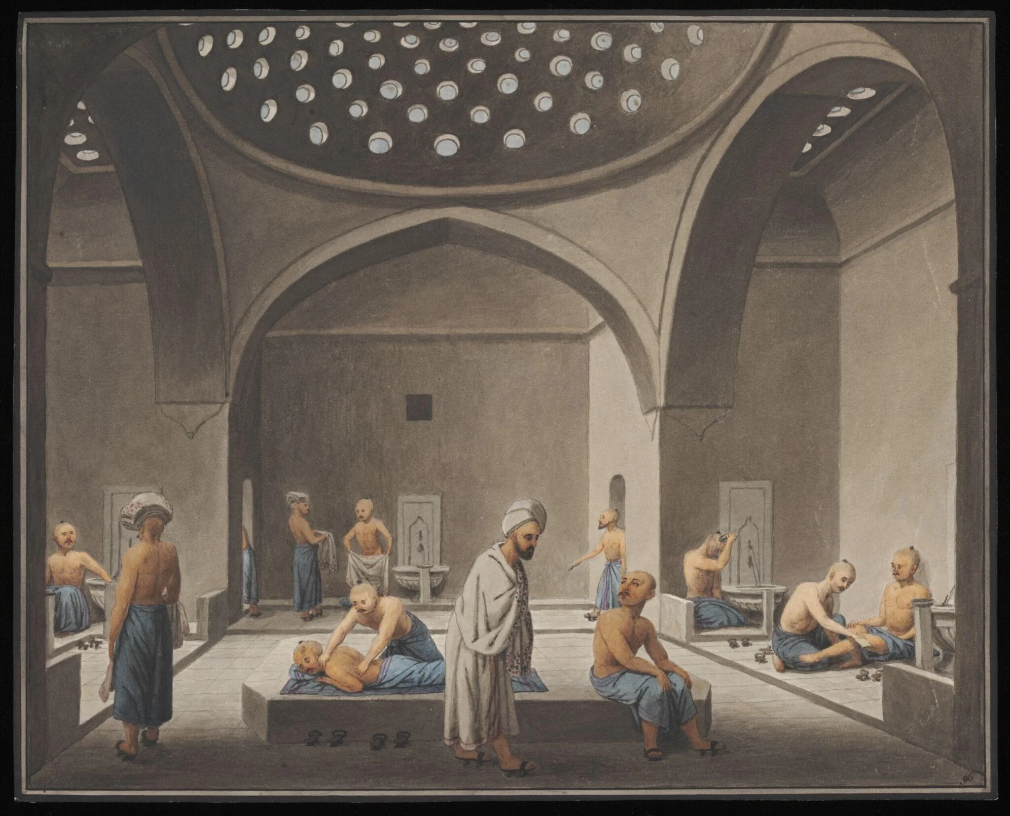 Hamam, or Turkish bath, detail