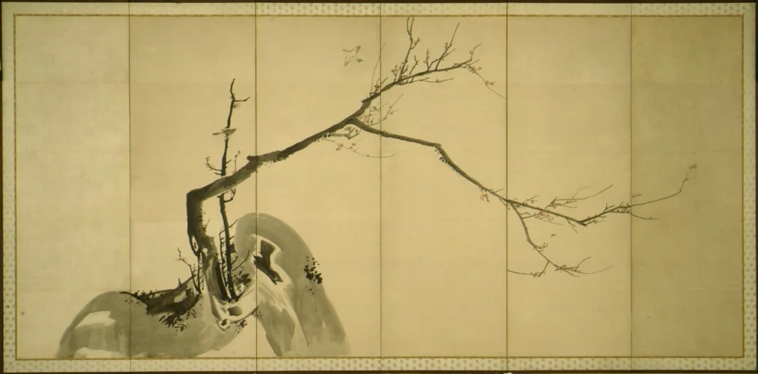 Plum Trees, detail