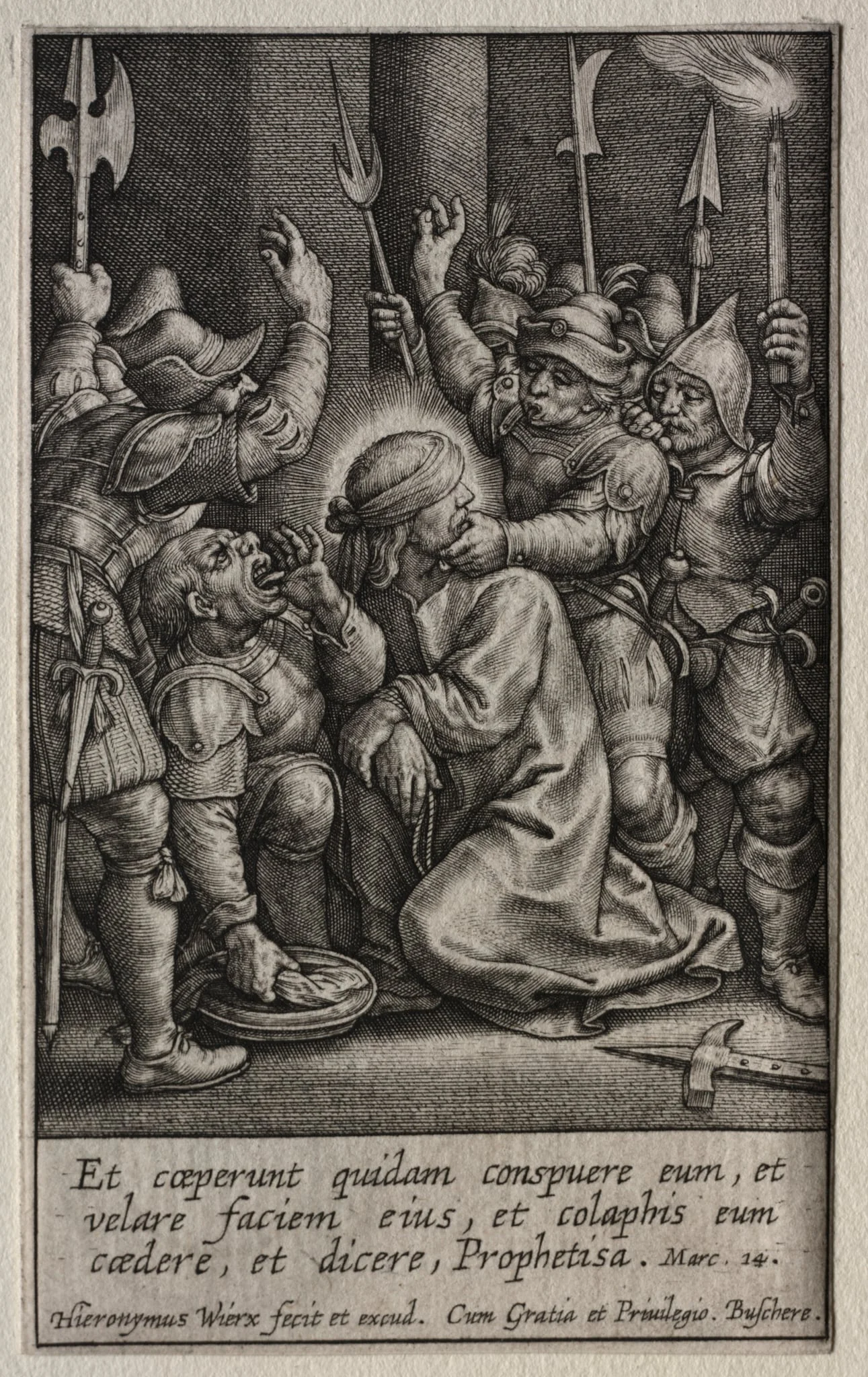 The Passion: The Mocking of Christ, detail