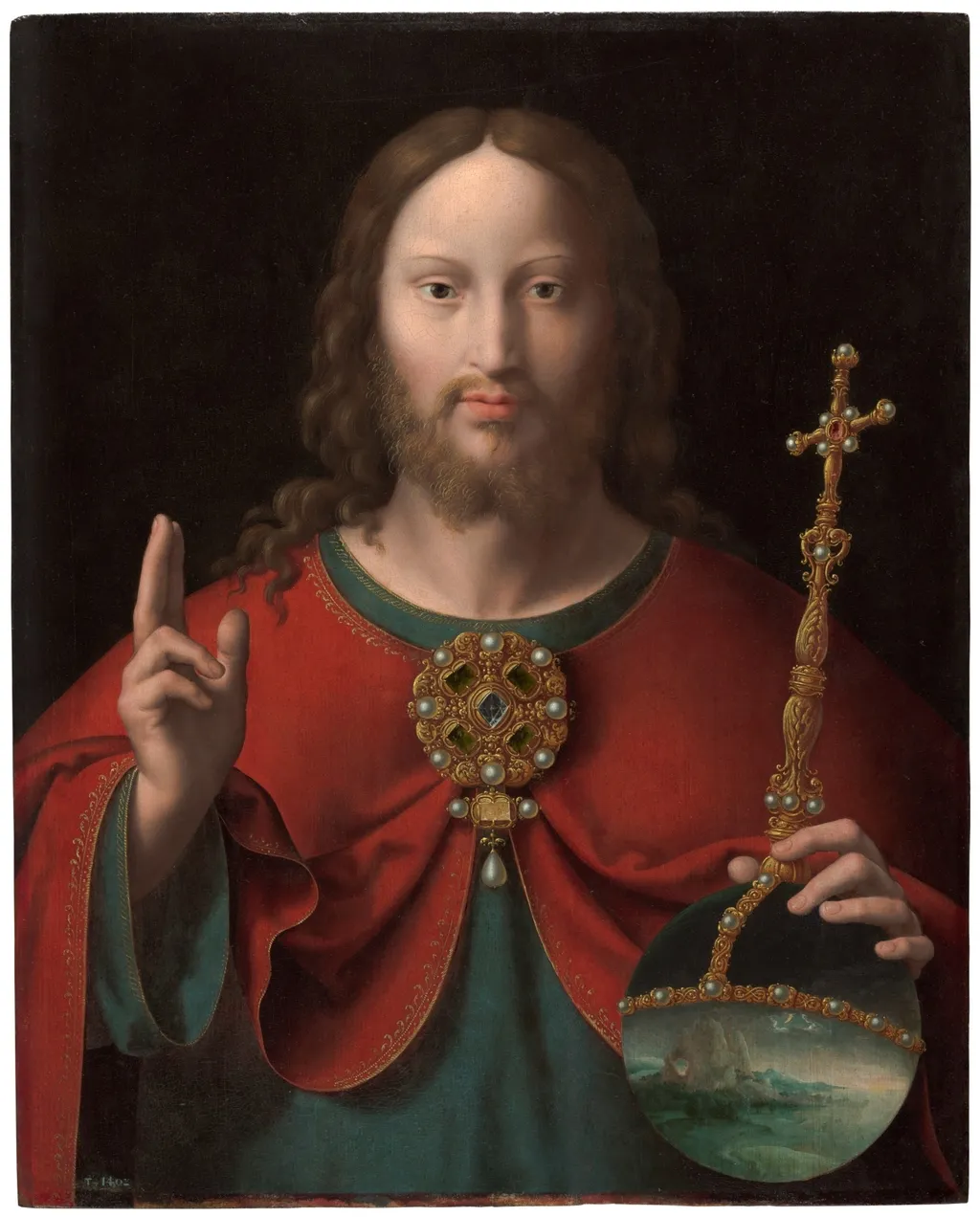 Christ the Saviour, by Joos van Cleve, unspecified, 1530